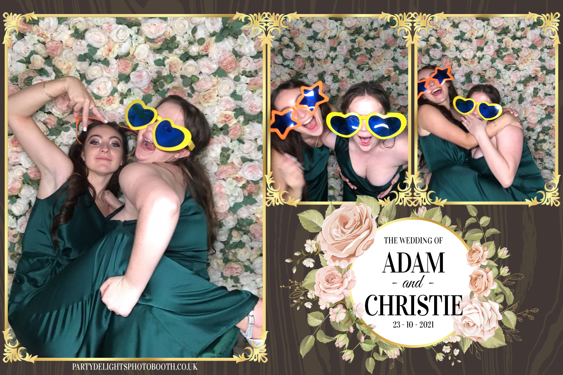 Adam & Christie’s Wedding | View more photos from the event at gallery.partydelightsphotobooth.co.uk/u/PartyDelightsPhotoBooth/Adam-Christie’s-Wedding