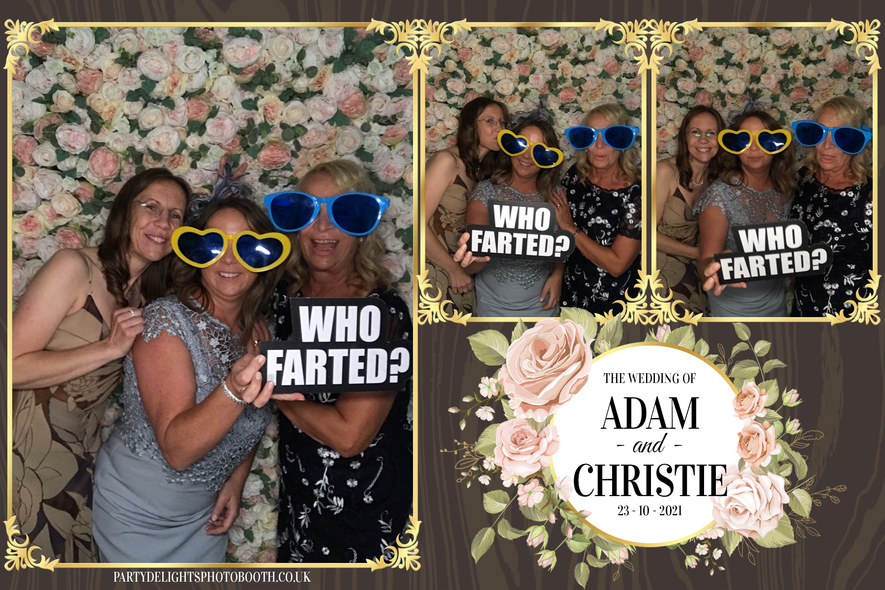 Adam & Christie’s Wedding | View more photos from the event at gallery.partydelightsphotobooth.co.uk/u/PartyDelightsPhotoBooth/Adam-Christie’s-Wedding