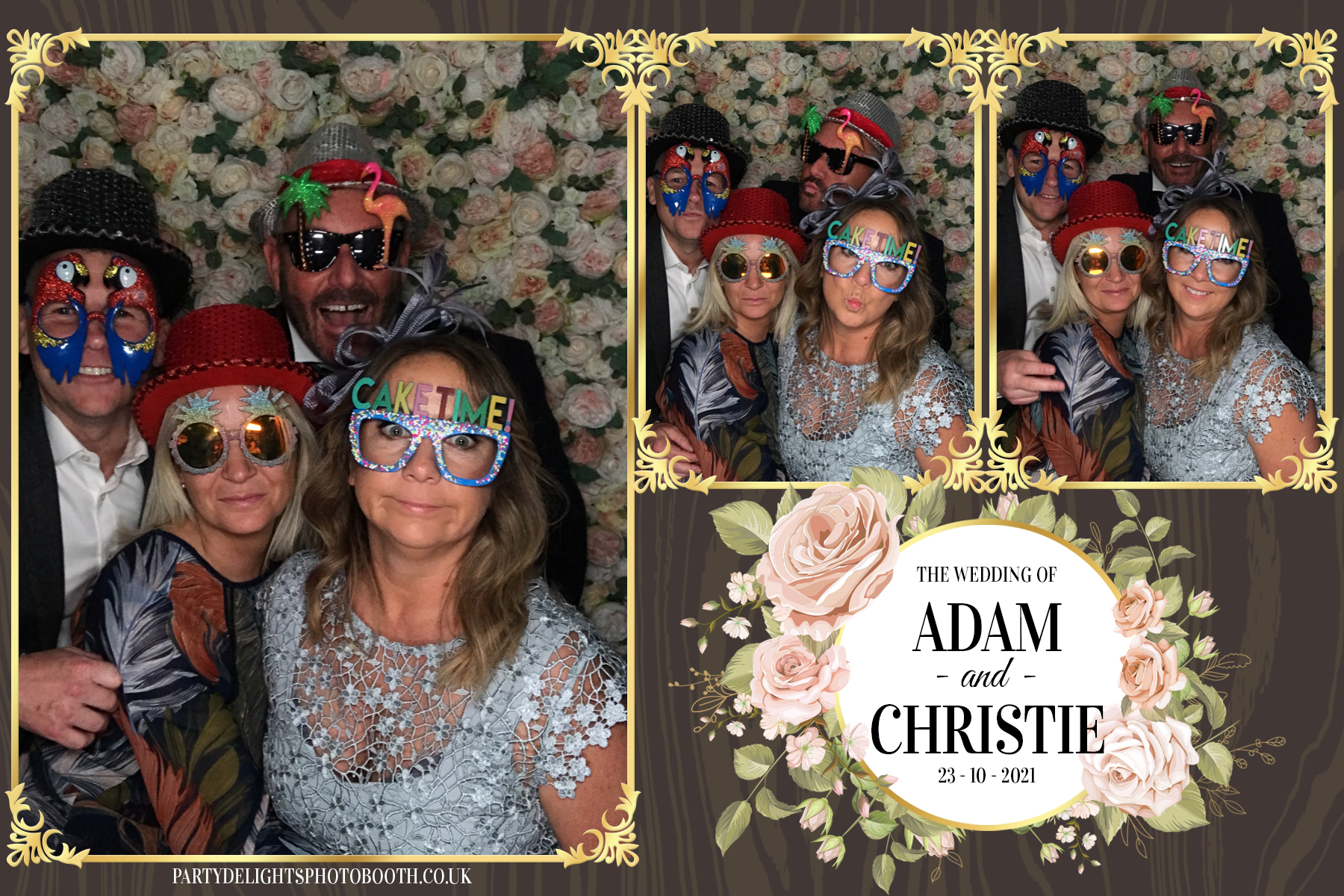 Adam & Christie’s Wedding | View more photos from the event at gallery.partydelightsphotobooth.co.uk/u/PartyDelightsPhotoBooth/Adam-Christie’s-Wedding