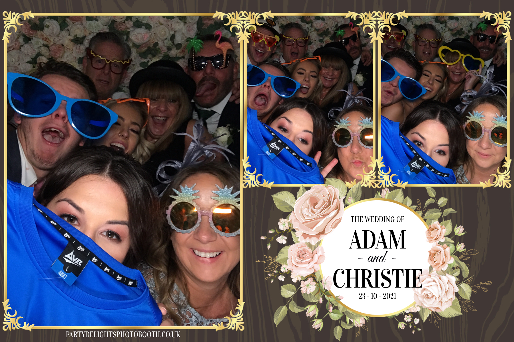 Adam & Christie’s Wedding | View more photos from the event at gallery.partydelightsphotobooth.co.uk/u/PartyDelightsPhotoBooth/Adam-Christie’s-Wedding