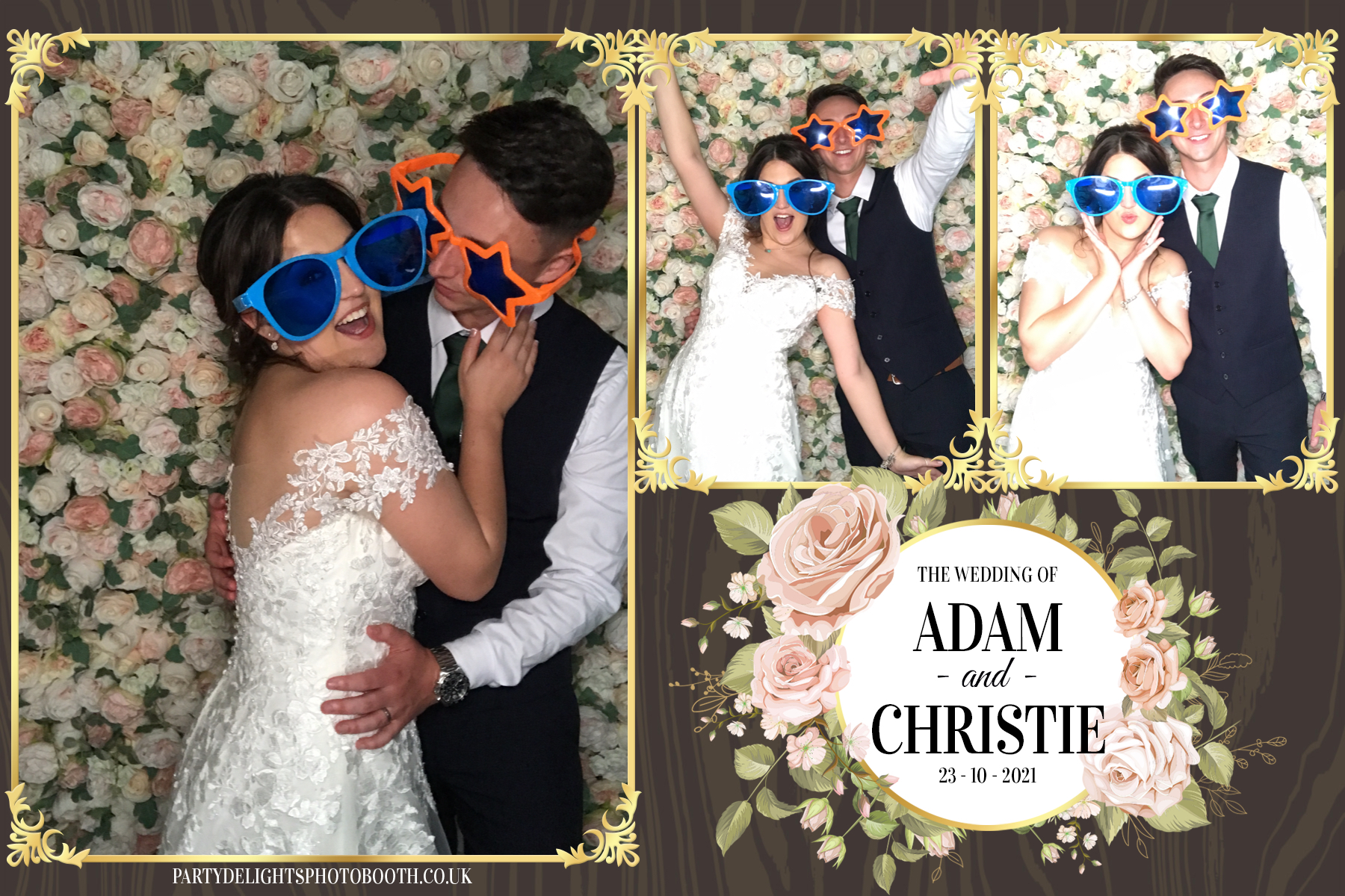 Adam & Christie’s Wedding | View more photos from the event at gallery.partydelightsphotobooth.co.uk/u/PartyDelightsPhotoBooth/Adam-Christie’s-Wedding