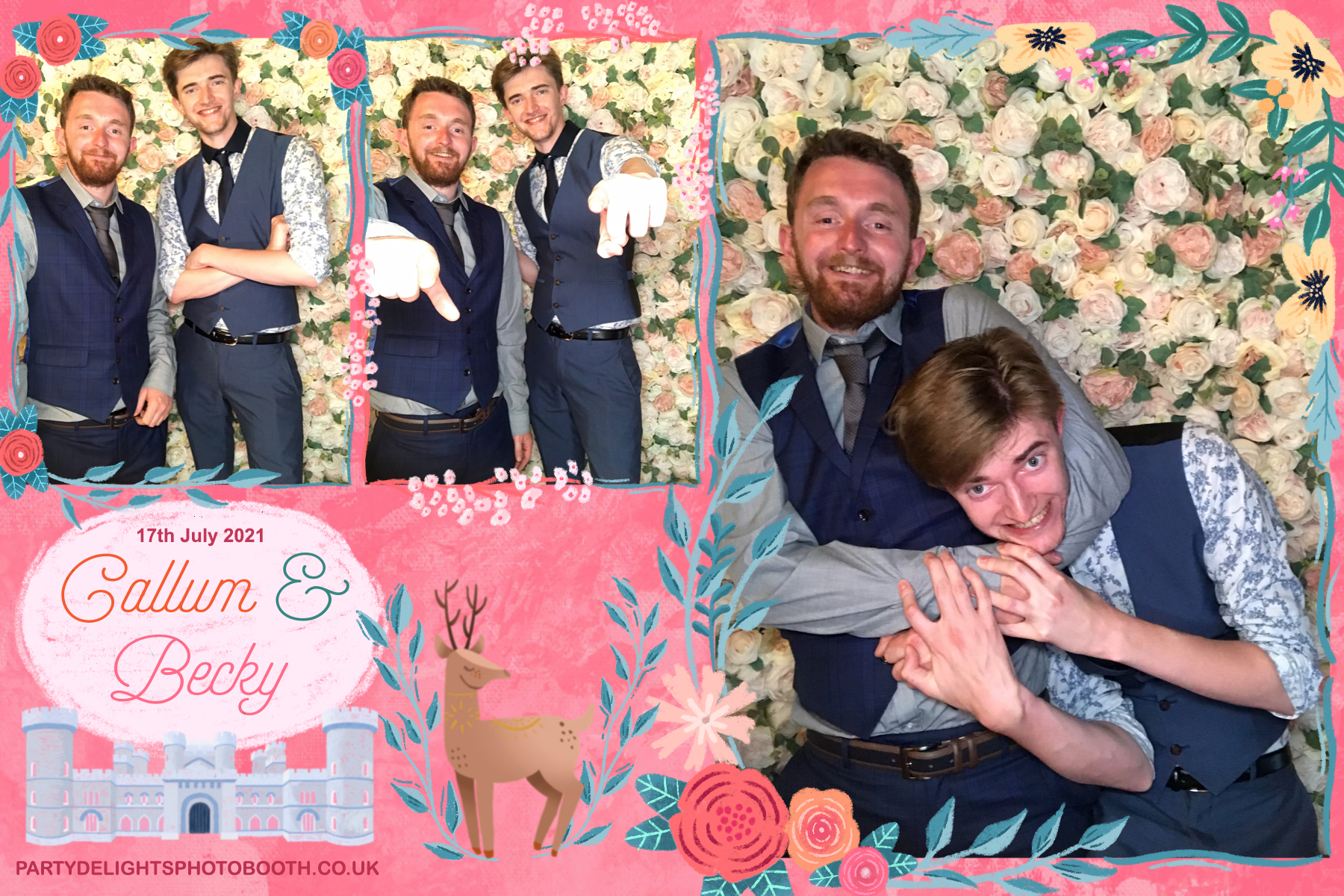 Becky & Callum's Wedding | View more photos from the event at gallery.partydelightsphotobooth.co.uk/u/PartyDelightsPhotoBooth/Becky-Callums-Wedding