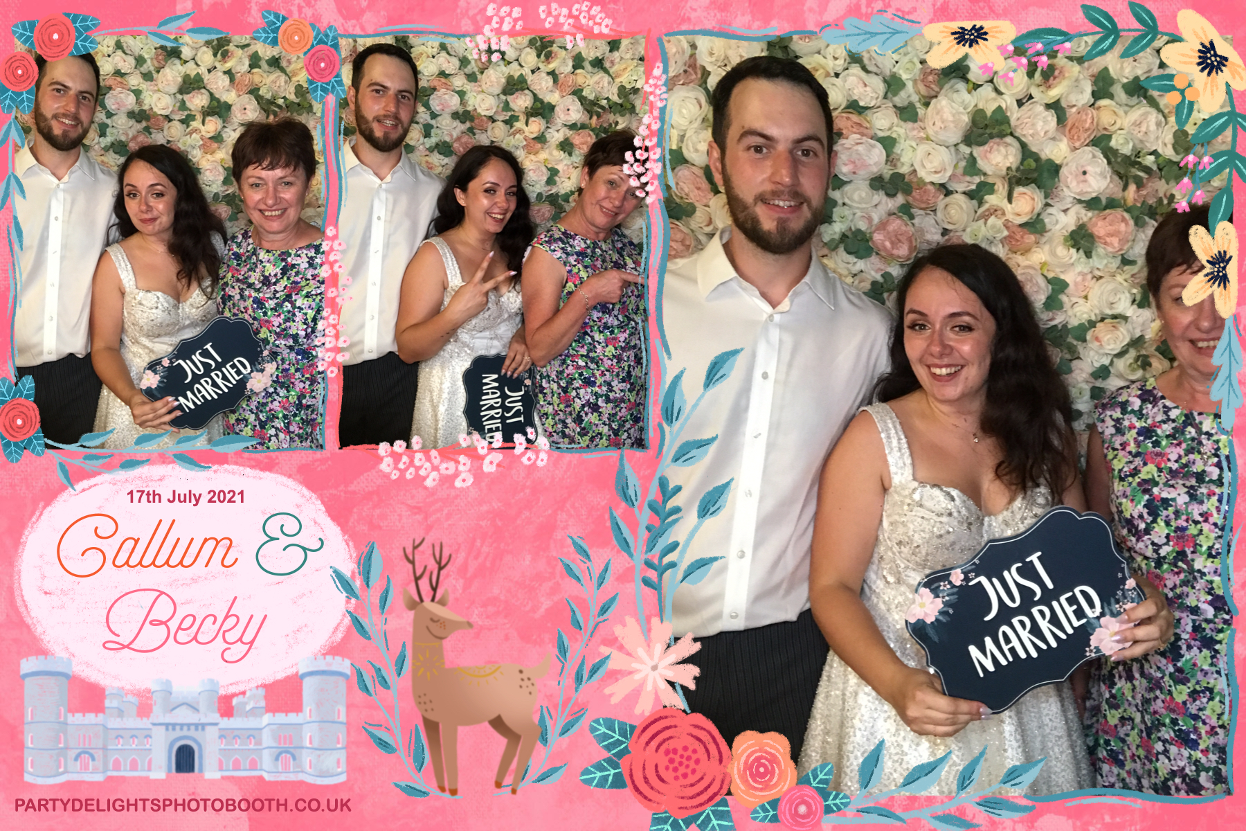 Becky & Callum's Wedding | View more photos from the event at gallery.partydelightsphotobooth.co.uk/u/PartyDelightsPhotoBooth/Becky-Callums-Wedding