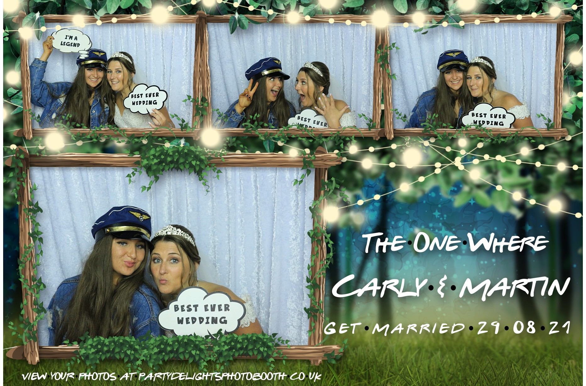 Carly & Martin's Wedding | View more photos from the event at gallery.partydelightsphotobooth.co.uk/u/PartyDelightsPhotoBooth/Carly-Martins-Wedding