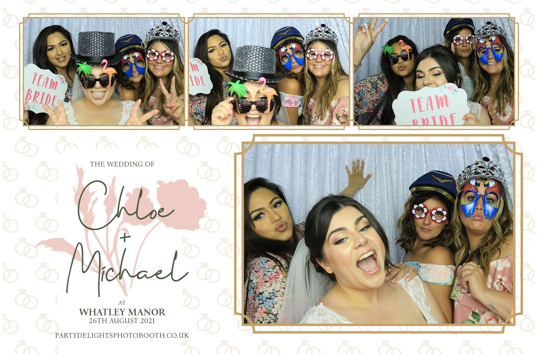 Chloe & Michael's Wedding | View more photos from the event at gallery.partydelightsphotobooth.co.uk/u/PartyDelightsPhotoBooth/Chloe-Michaels-Wedding