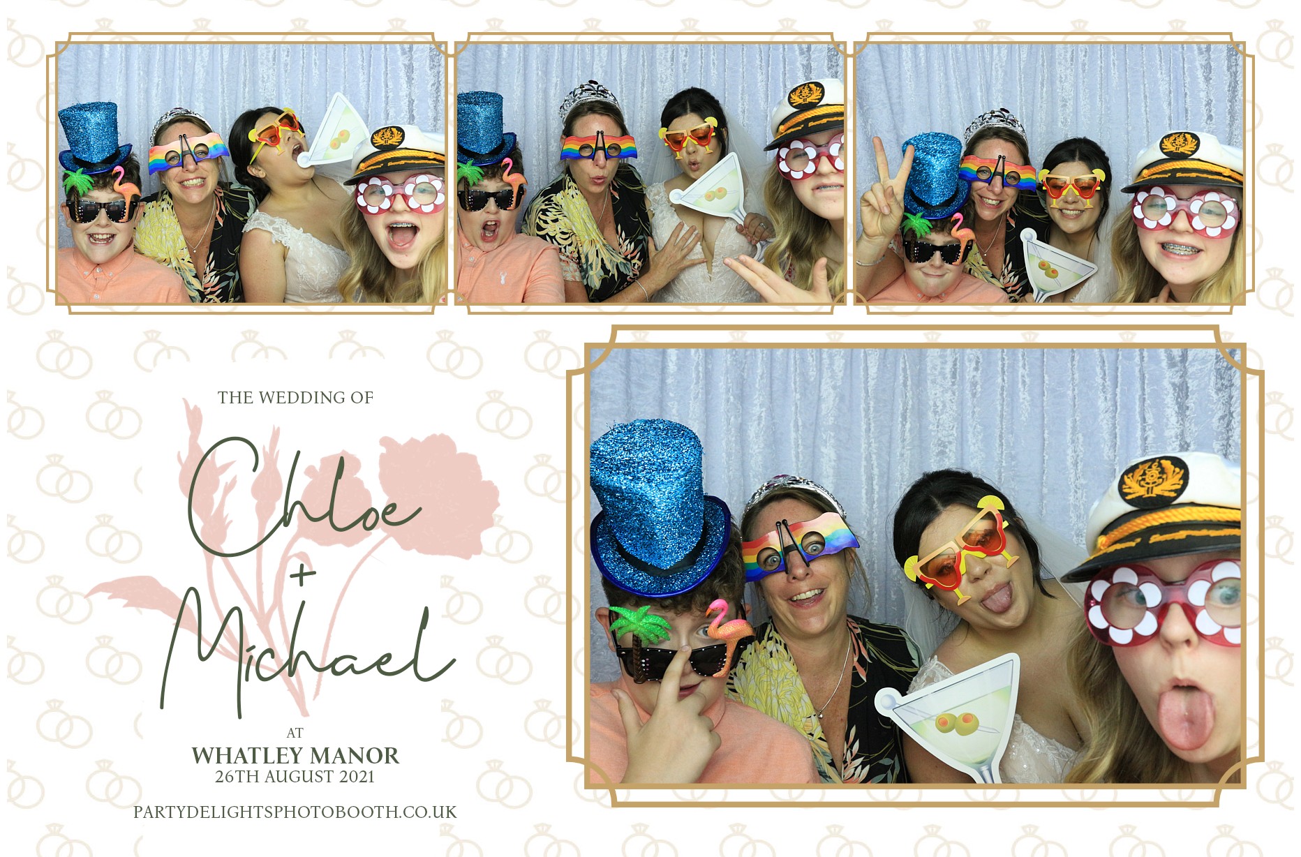 Chloe & Michael's Wedding | View more photos from the event at gallery.partydelightsphotobooth.co.uk/u/PartyDelightsPhotoBooth/Chloe-Michaels-Wedding