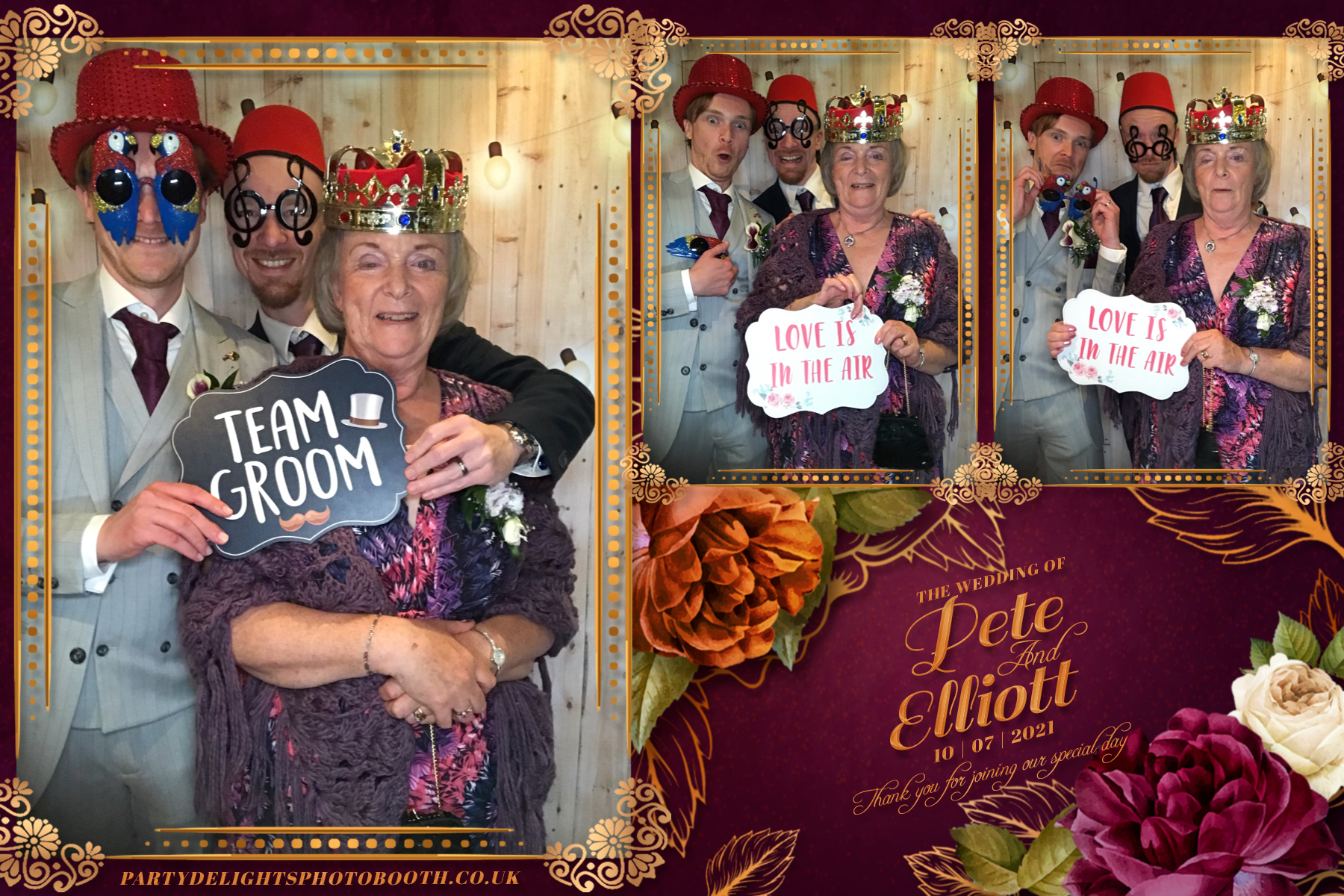 Elliott & Pete’s Wedding | View more photos from the event at gallery.partydelightsphotobooth.co.uk/u/PartyDelightsPhotoBooth/Elliott-Pete’s-Wedding