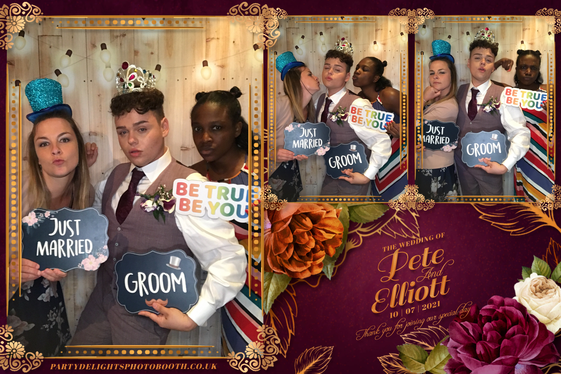 Elliott & Pete’s Wedding | View more photos from the event at gallery.partydelightsphotobooth.co.uk/u/PartyDelightsPhotoBooth/Elliott-Pete’s-Wedding