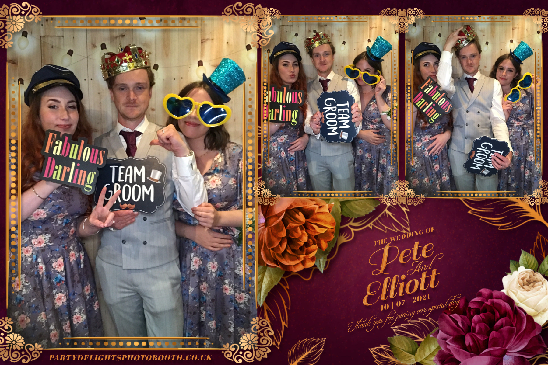 Elliott & Pete’s Wedding | View more photos from the event at gallery.partydelightsphotobooth.co.uk/u/PartyDelightsPhotoBooth/Elliott-Pete’s-Wedding
