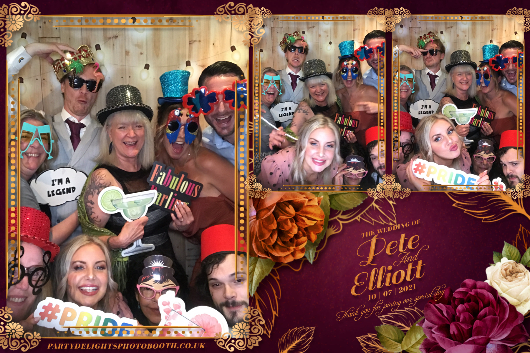 Elliott & Pete’s Wedding | View more photos from the event at gallery.partydelightsphotobooth.co.uk/u/PartyDelightsPhotoBooth/Elliott-Pete’s-Wedding