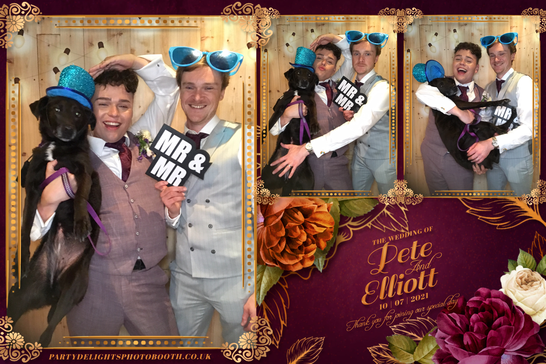 Elliott & Pete’s Wedding | View more photos from the event at gallery.partydelightsphotobooth.co.uk/u/PartyDelightsPhotoBooth/Elliott-Pete’s-Wedding