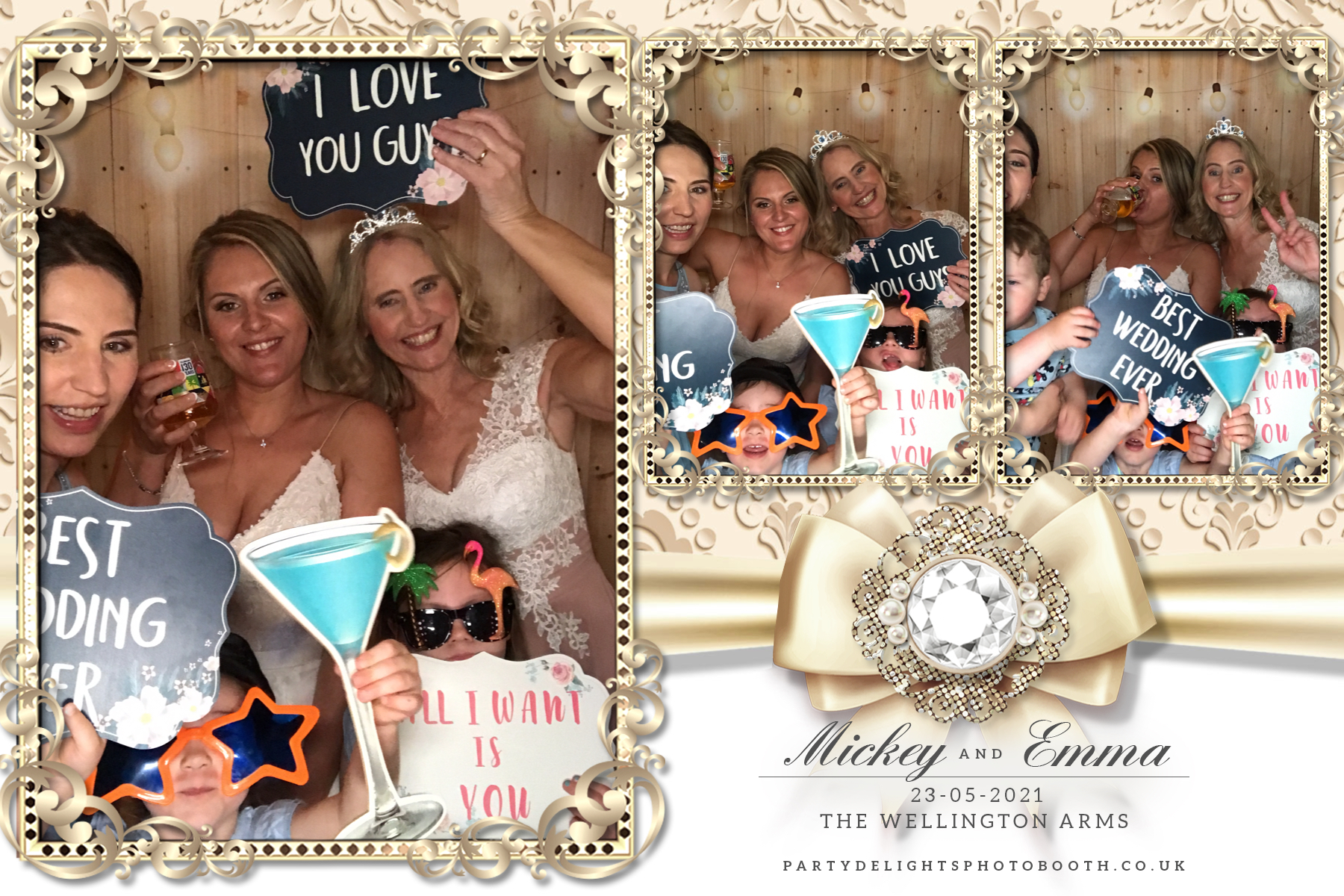 Emma's Wedding Day | View more photos from the event at gallery.partydelightsphotobooth.co.uk/u/PartyDelightsPhotoBooth/Emmas-Wedding-Day