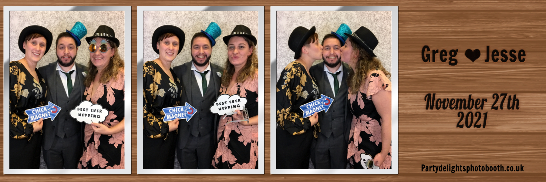 Greg & Jesses Wedding | View more photos from the event at gallery.partydelightsphotobooth.co.uk/u/PartyDelightsPhotoBooth/Greg-Jesses-Wedding
