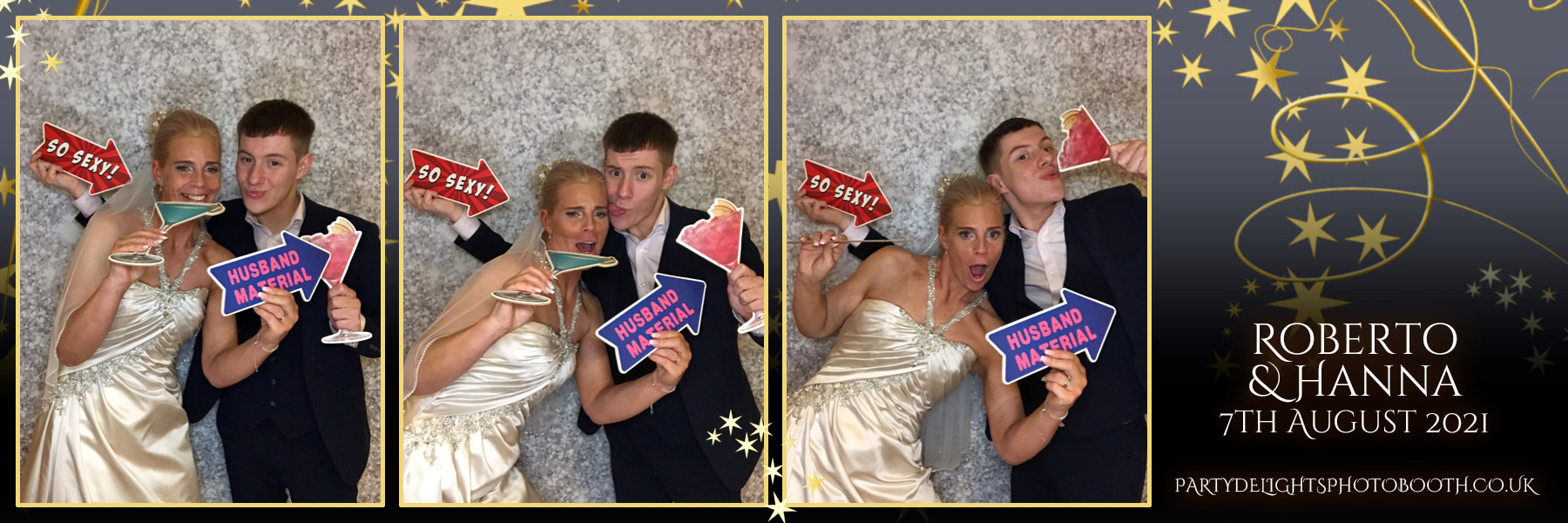Hanna and Roberto's wedding | View more photos from the event at gallery.partydelightsphotobooth.co.uk/u/PartyDelightsPhotoBooth/Hanna-and-Robertos-wedding