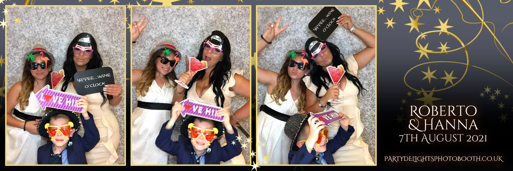 Hanna and Roberto's wedding | View more photos from the event at gallery.partydelightsphotobooth.co.uk/u/PartyDelightsPhotoBooth/Hanna-and-Robertos-wedding