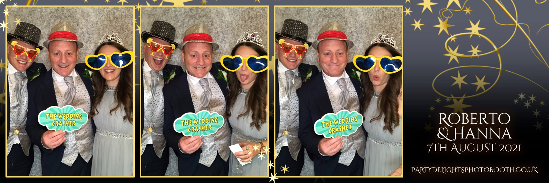 Hanna and Roberto's wedding | View more photos from the event at gallery.partydelightsphotobooth.co.uk/u/PartyDelightsPhotoBooth/Hanna-and-Robertos-wedding