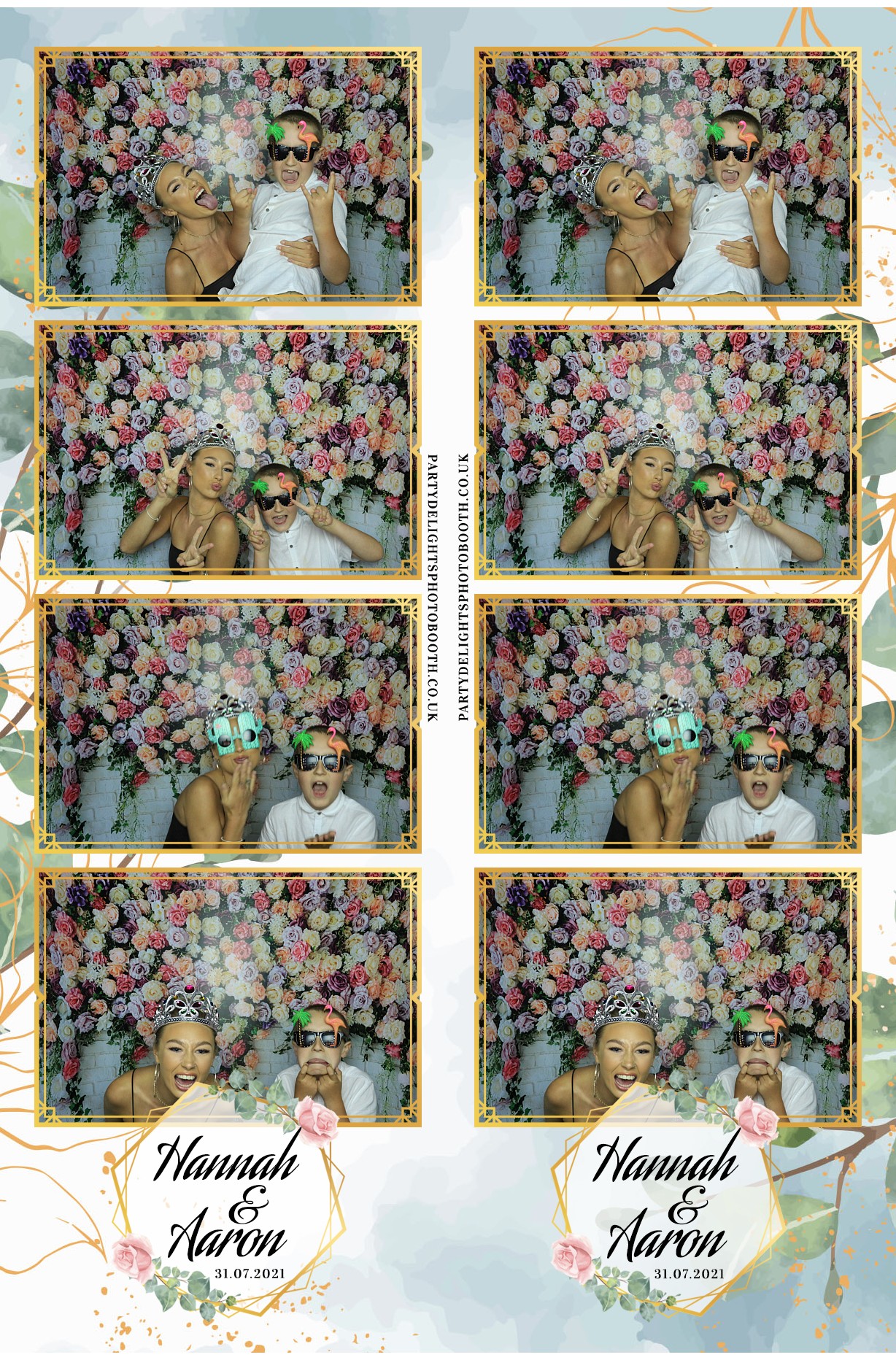 Hannah & Aaron's Wedding | View more photos from the event at gallery.partydelightsphotobooth.co.uk/u/PartyDelightsPhotoBooth/Hannah-Aarons-Wedding