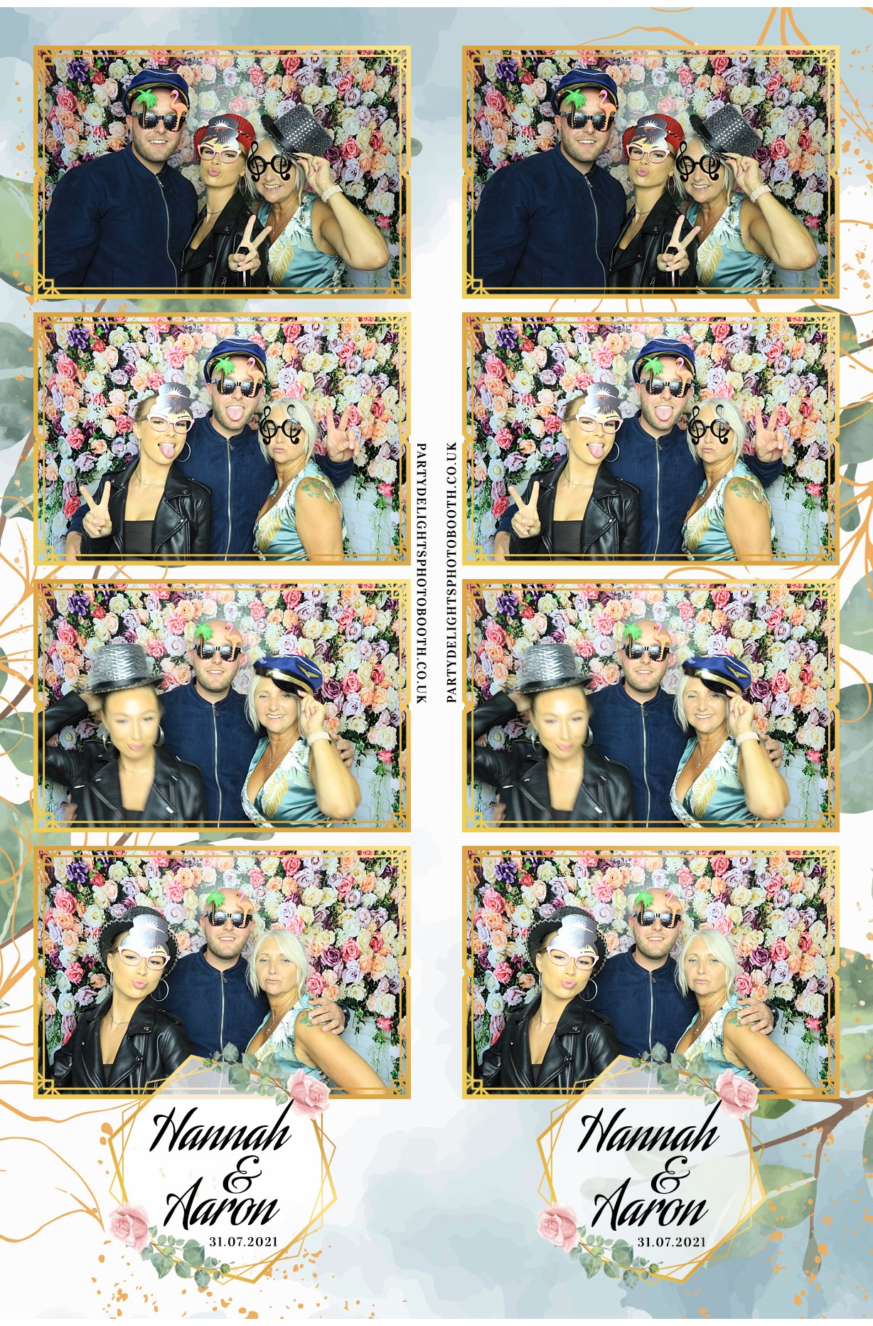 Hannah & Aaron's Wedding | View more photos from the event at gallery.partydelightsphotobooth.co.uk/u/PartyDelightsPhotoBooth/Hannah-Aarons-Wedding