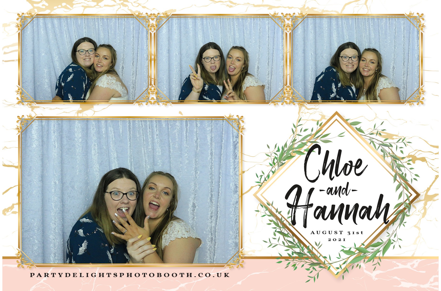 Hannah & Chloe’s wedding | View more photos from the event at gallery.partydelightsphotobooth.co.uk/u/PartyDelightsPhotoBooth/Hannah-Chloe’s-wedding