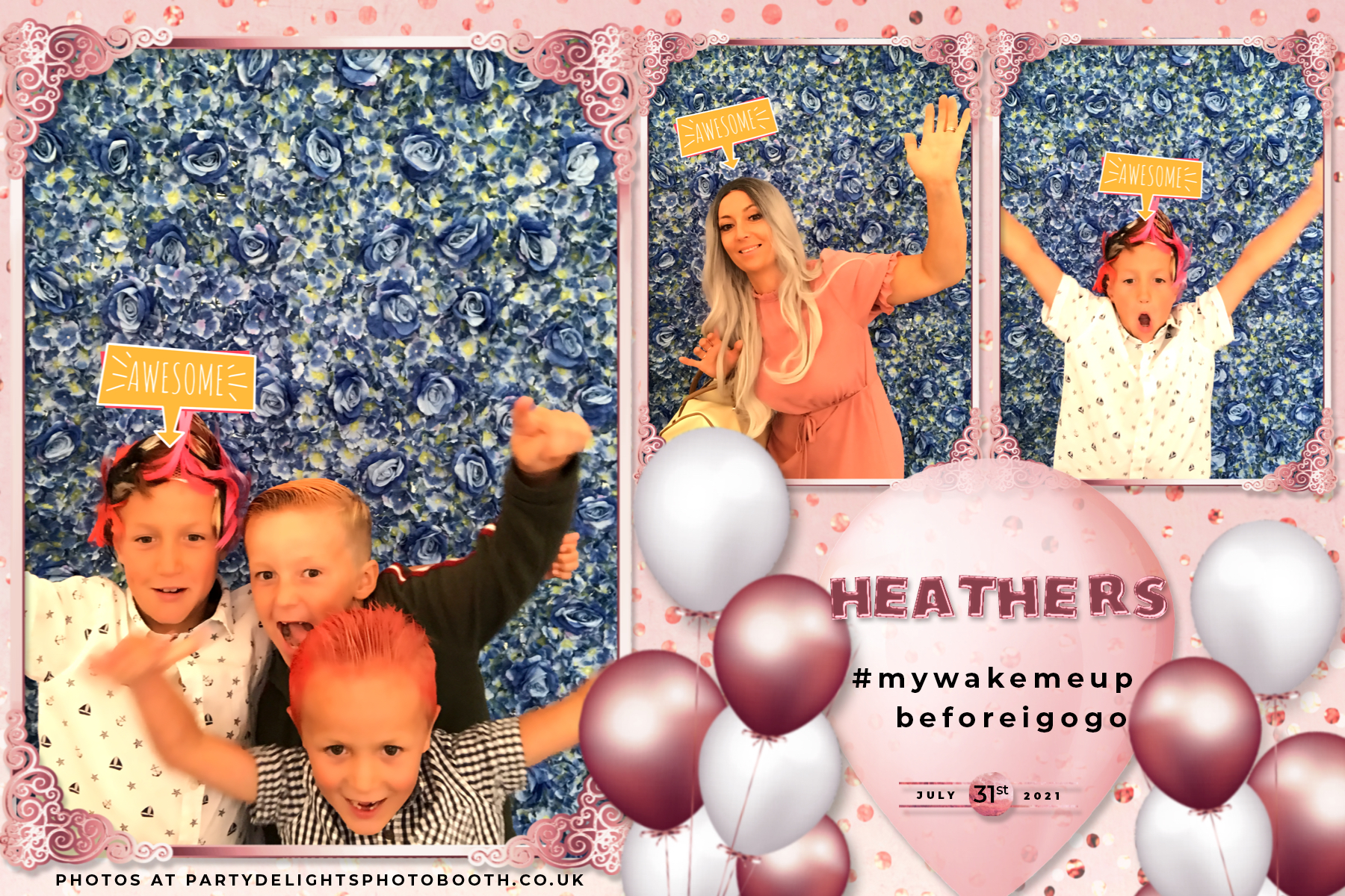 Heather's life celebration party | View more photos from the event at gallery.partydelightsphotobooth.co.uk/u/PartyDelightsPhotoBooth/Heathers-life-celebration-party