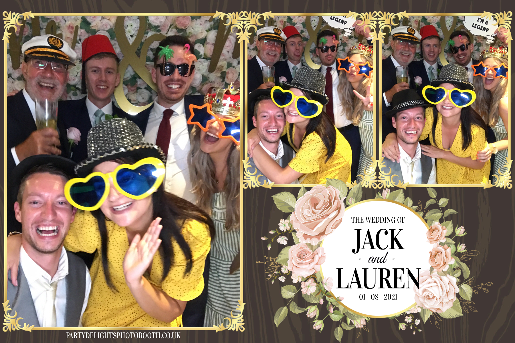 Jack & Laurens wedding | View more photos from the event at gallery.partydelightsphotobooth.co.uk/u/PartyDelightsPhotoBooth/Jack-Laurens-wedding