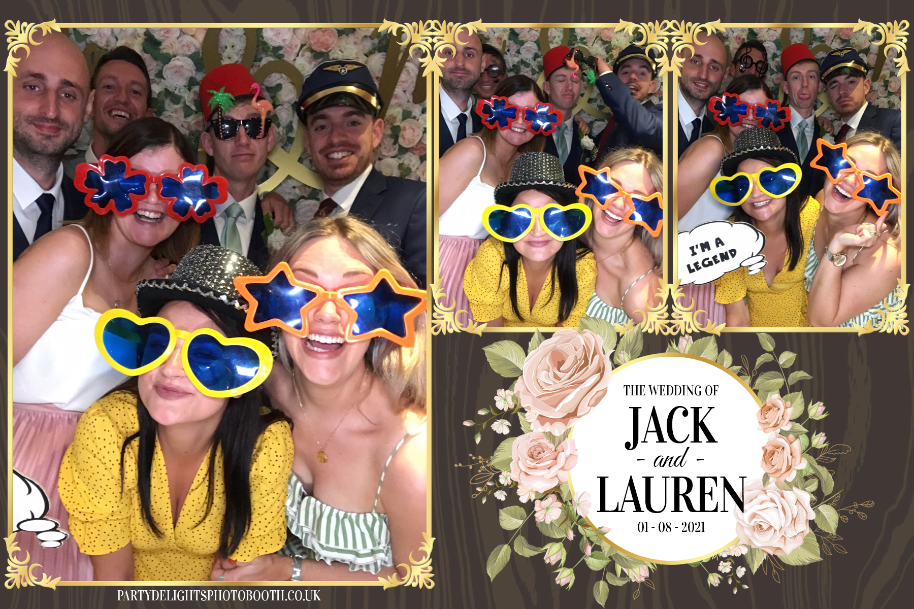 Jack & Laurens wedding | View more photos from the event at gallery.partydelightsphotobooth.co.uk/u/PartyDelightsPhotoBooth/Jack-Laurens-wedding