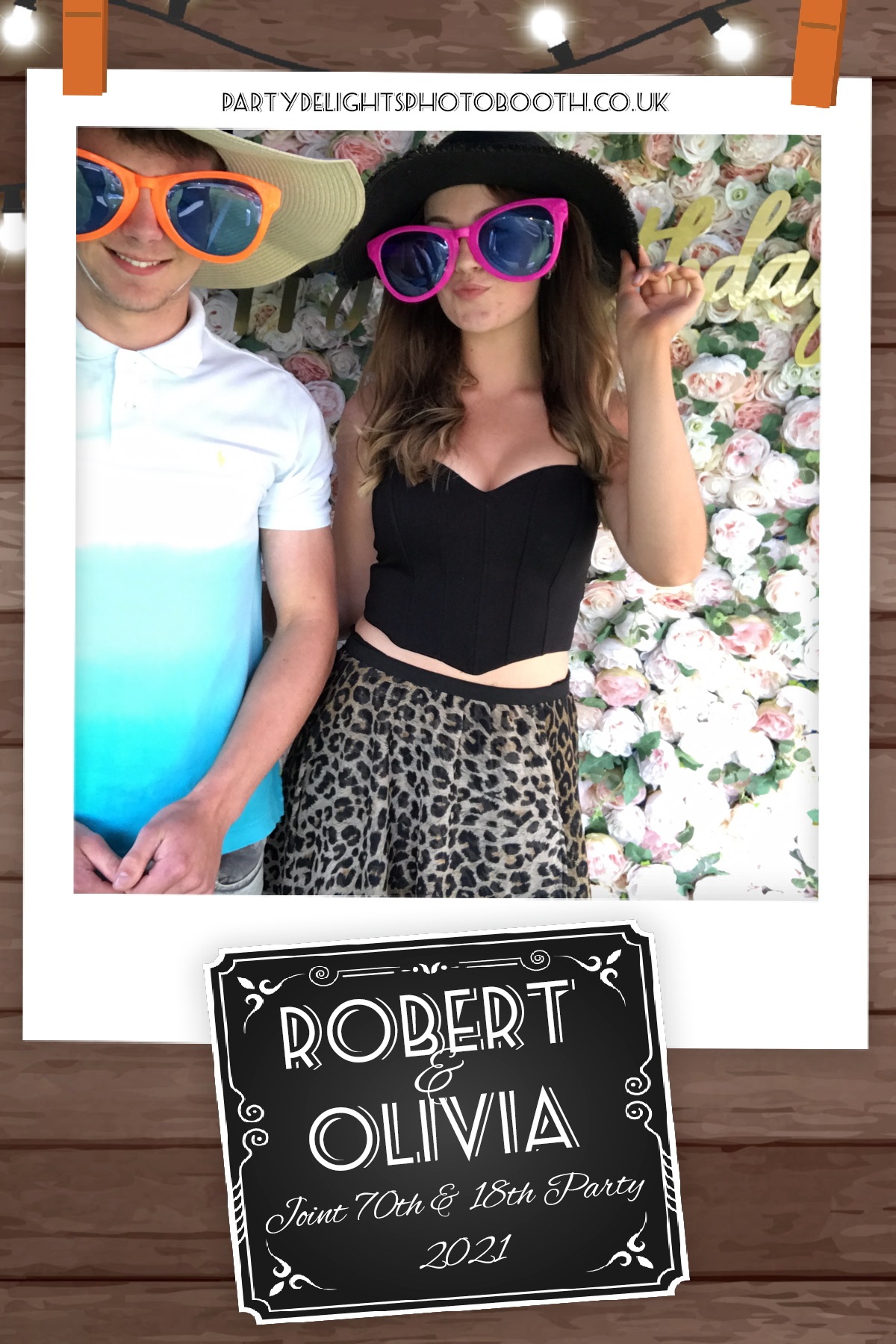 Joint 18th and 70th Garden Birthday Party | View more photos from the event at gallery.partydelightsphotobooth.co.uk/u/PartyDelightsPhotoBooth/Joint-18th-and-70th-Garden-Birthday-Party