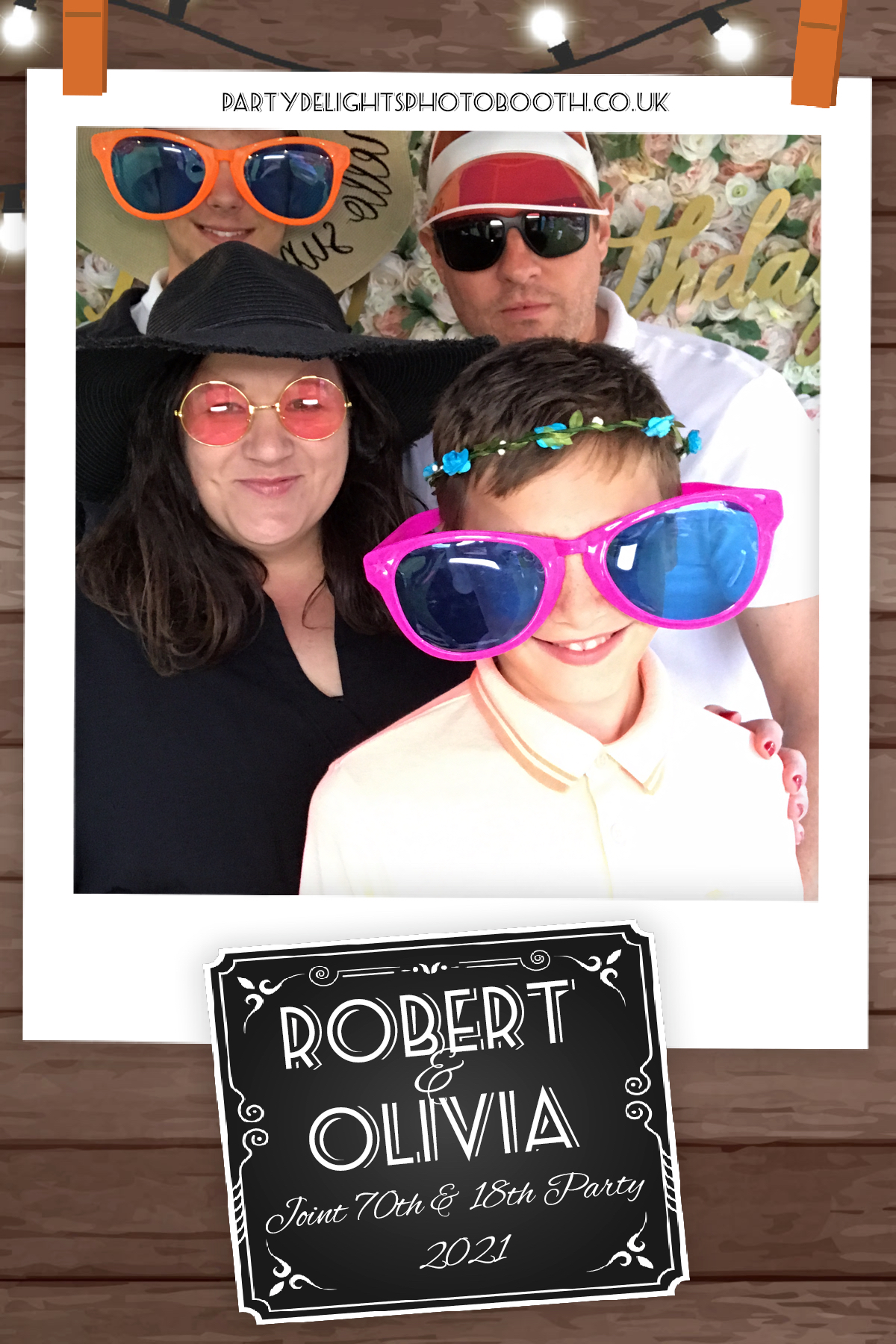 Joint 18th and 70th Garden Birthday Party | View more photos from the event at gallery.partydelightsphotobooth.co.uk/u/PartyDelightsPhotoBooth/Joint-18th-and-70th-Garden-Birthday-Party