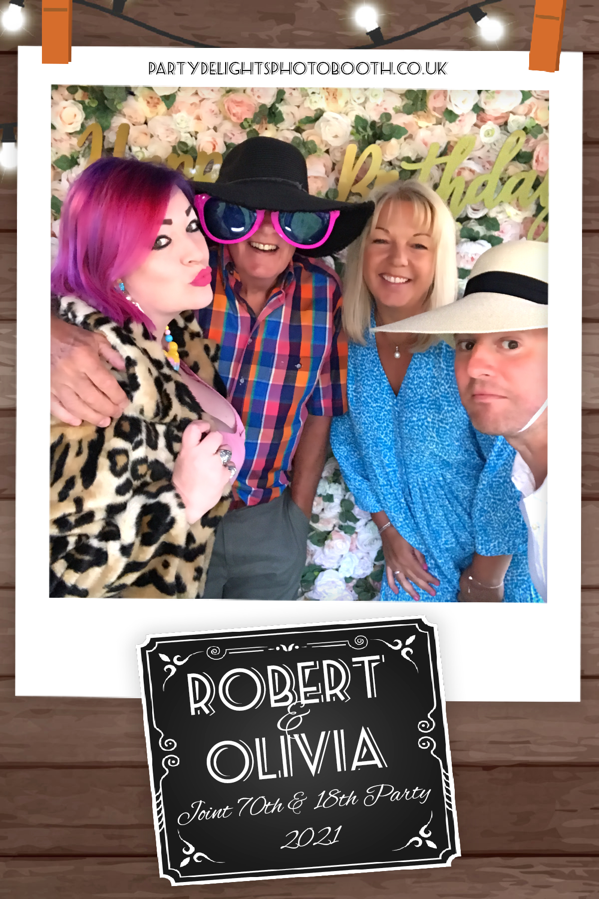 Joint 18th and 70th Garden Birthday Party | View more photos from the event at gallery.partydelightsphotobooth.co.uk/u/PartyDelightsPhotoBooth/Joint-18th-and-70th-Garden-Birthday-Party