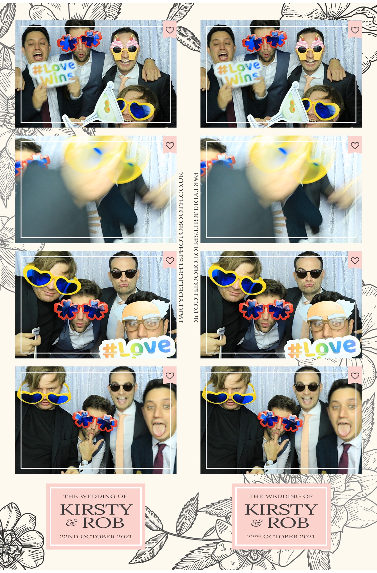 Kirsty and Rob's Wedding | View more photos from the event at gallery.partydelightsphotobooth.co.uk/u/PartyDelightsPhotoBooth/Kirsty-and-Robs-Wedding