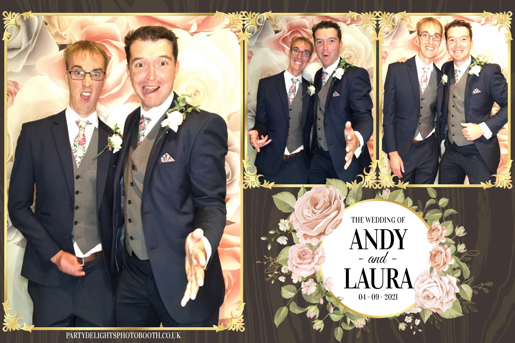Laura & Andy's Wedding | View more photos from the event at gallery.partydelightsphotobooth.co.uk/u/PartyDelightsPhotoBooth/Laura-Andys-Wedding
