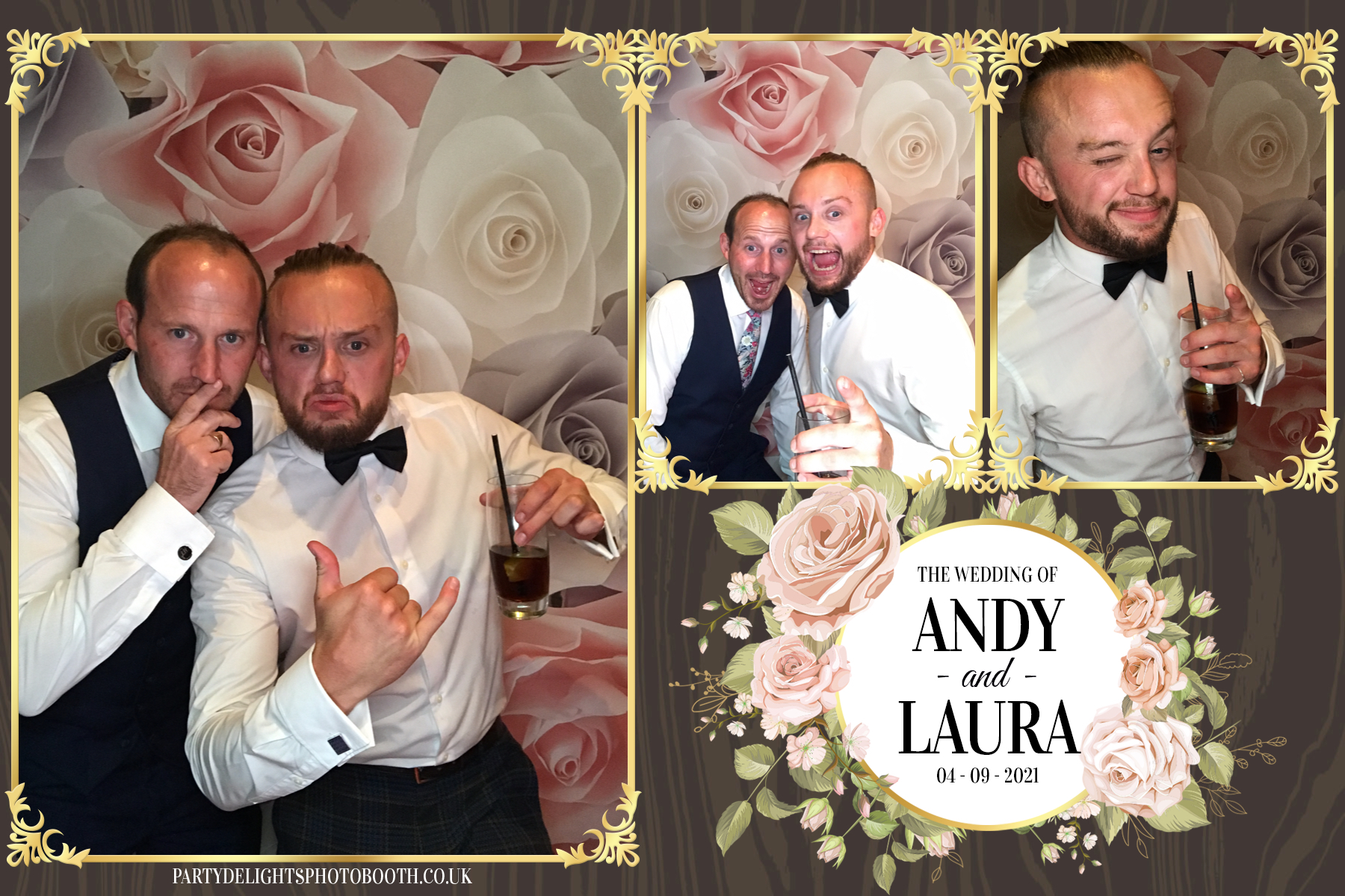 Laura & Andy's Wedding | View more photos from the event at gallery.partydelightsphotobooth.co.uk/u/PartyDelightsPhotoBooth/Laura-Andys-Wedding