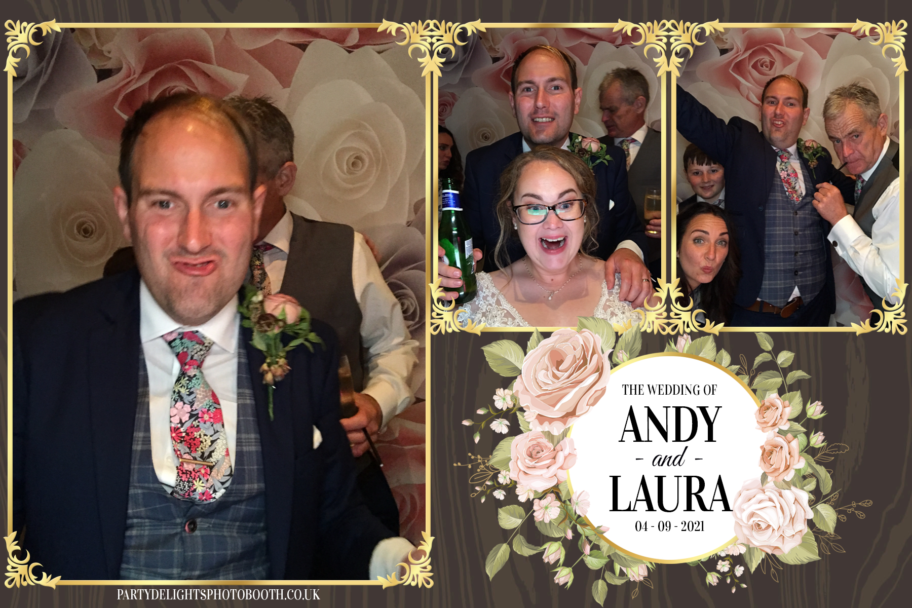 Laura & Andy's Wedding | View more photos from the event at gallery.partydelightsphotobooth.co.uk/u/PartyDelightsPhotoBooth/Laura-Andys-Wedding