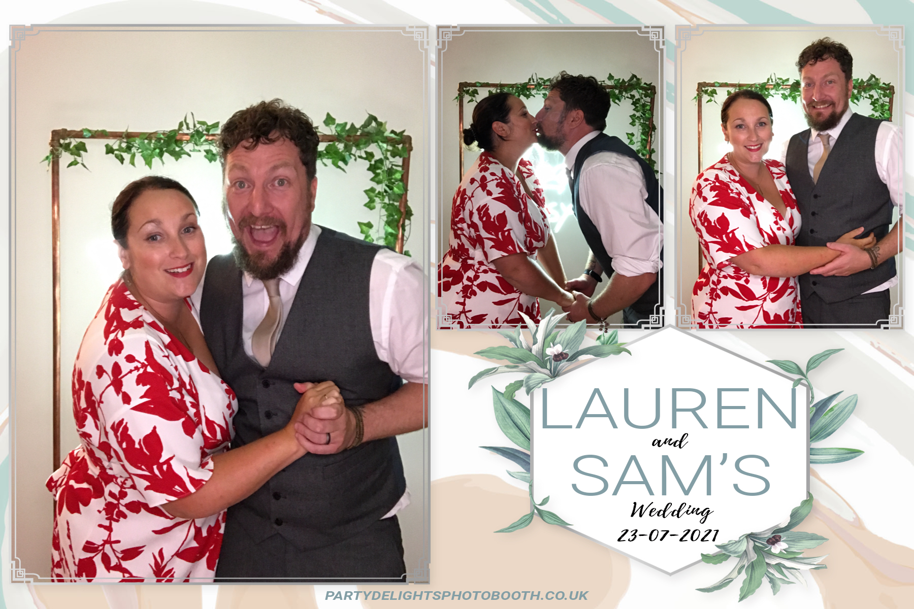 Lauren and Sam's Wedding | View more photos from the event at gallery.partydelightsphotobooth.co.uk/u/PartyDelightsPhotoBooth/Lauren-and-Sams-Wedding