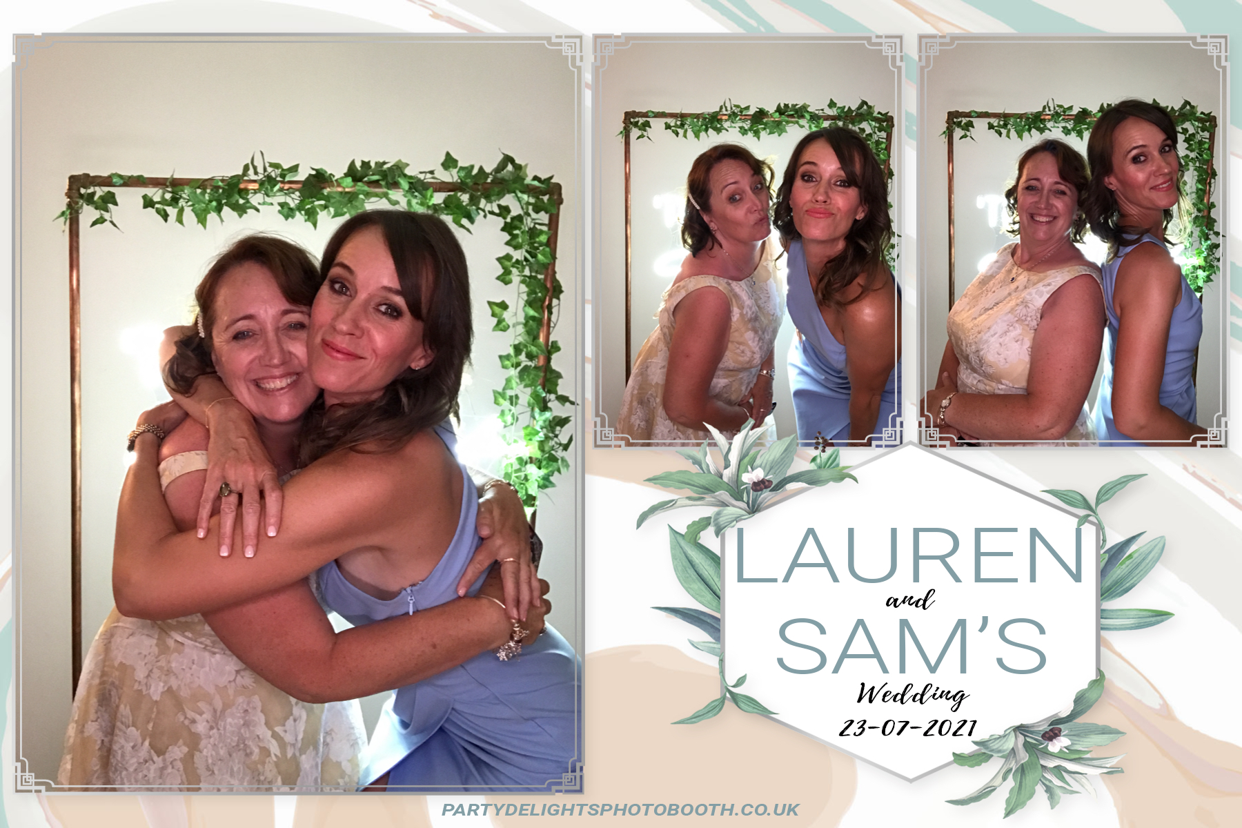 Lauren and Sam's Wedding | View more photos from the event at gallery.partydelightsphotobooth.co.uk/u/PartyDelightsPhotoBooth/Lauren-and-Sams-Wedding