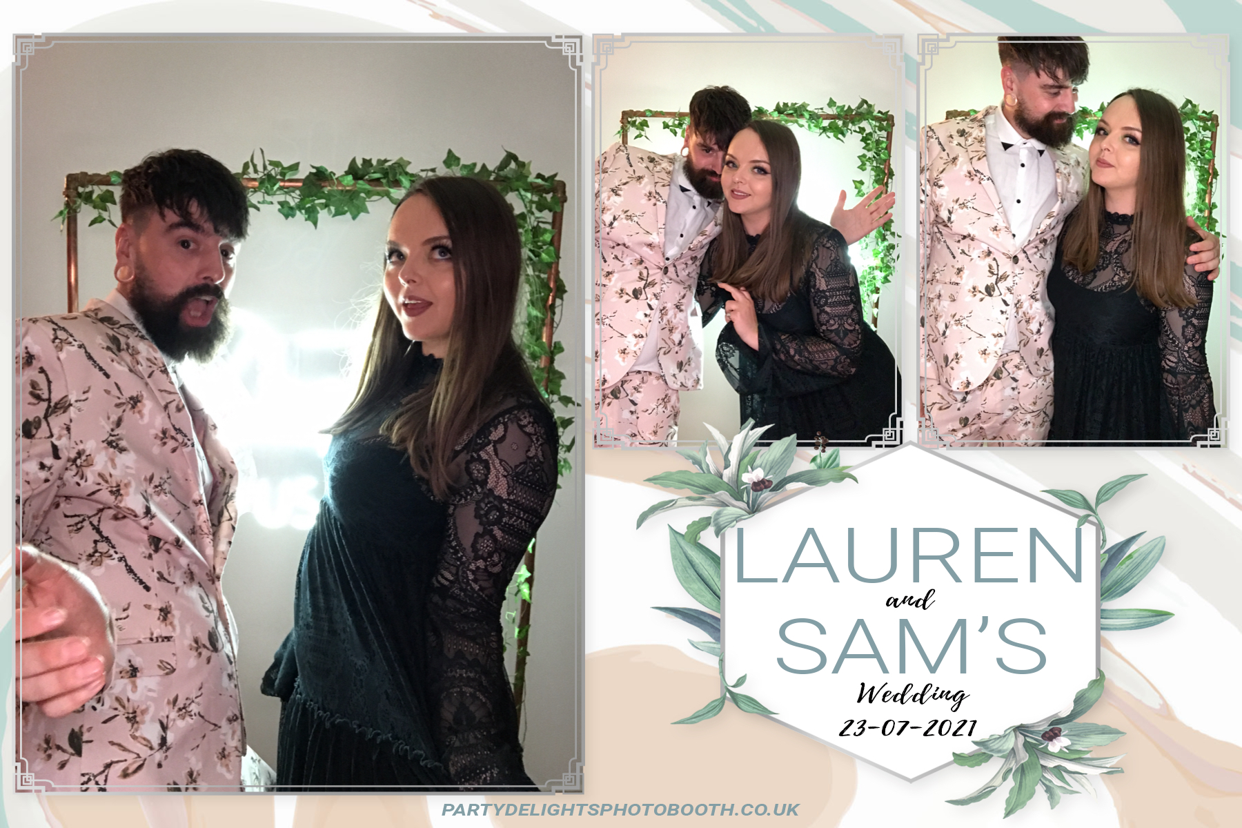 Lauren and Sam's Wedding | View more photos from the event at gallery.partydelightsphotobooth.co.uk/u/PartyDelightsPhotoBooth/Lauren-and-Sams-Wedding