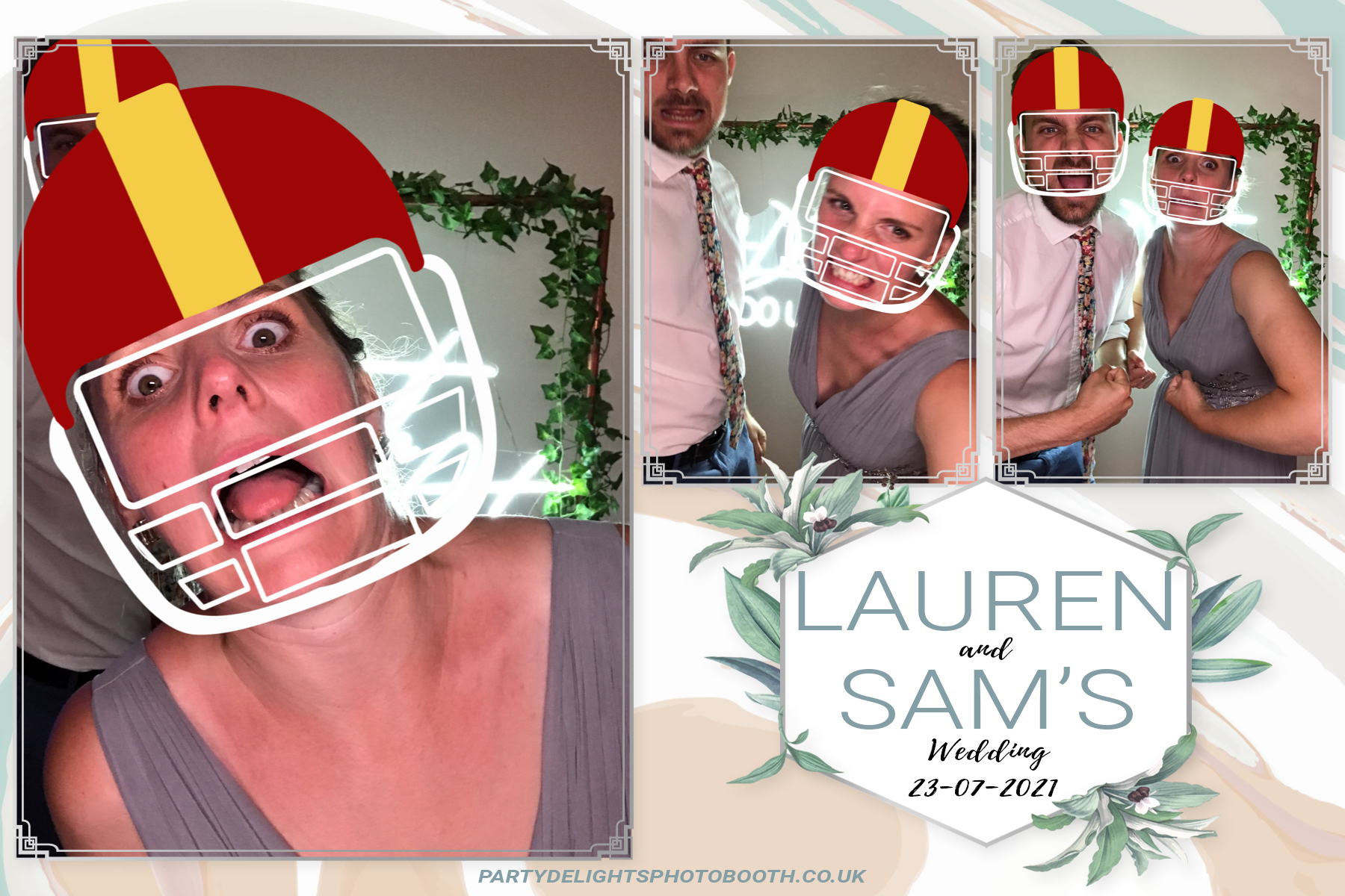 Lauren and Sam's Wedding | View more photos from the event at gallery.partydelightsphotobooth.co.uk/u/PartyDelightsPhotoBooth/Lauren-and-Sams-Wedding