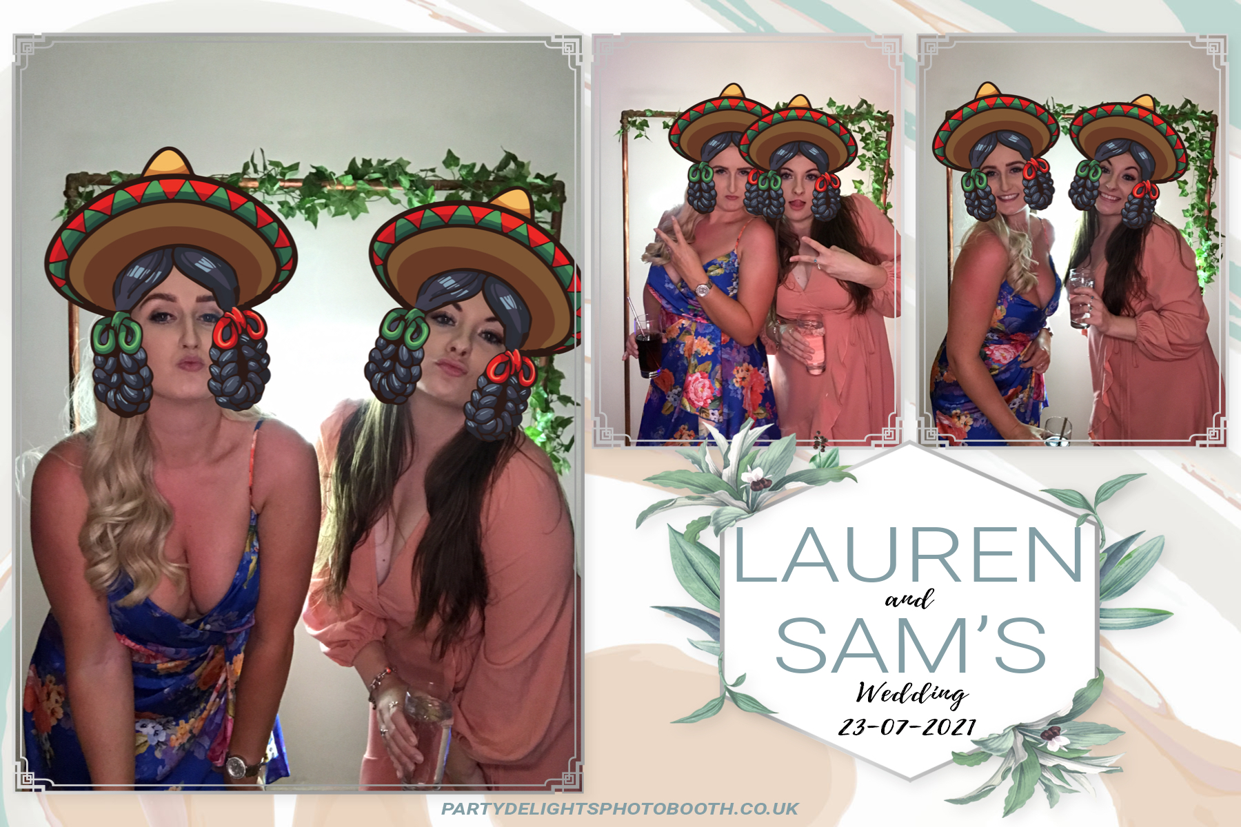 Lauren and Sam's Wedding | View more photos from the event at gallery.partydelightsphotobooth.co.uk/u/PartyDelightsPhotoBooth/Lauren-and-Sams-Wedding