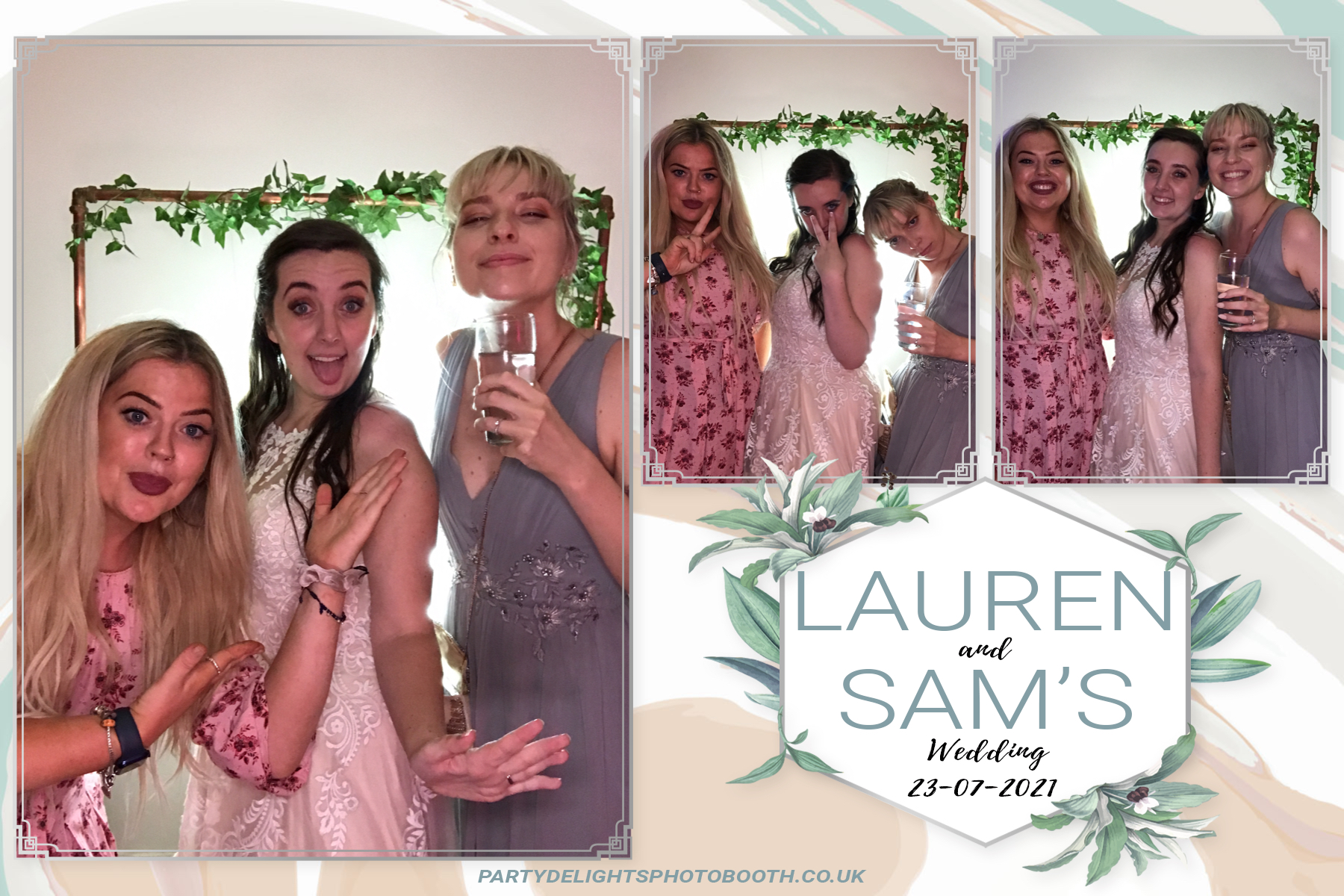 Lauren and Sam's Wedding | View more photos from the event at gallery.partydelightsphotobooth.co.uk/u/PartyDelightsPhotoBooth/Lauren-and-Sams-Wedding