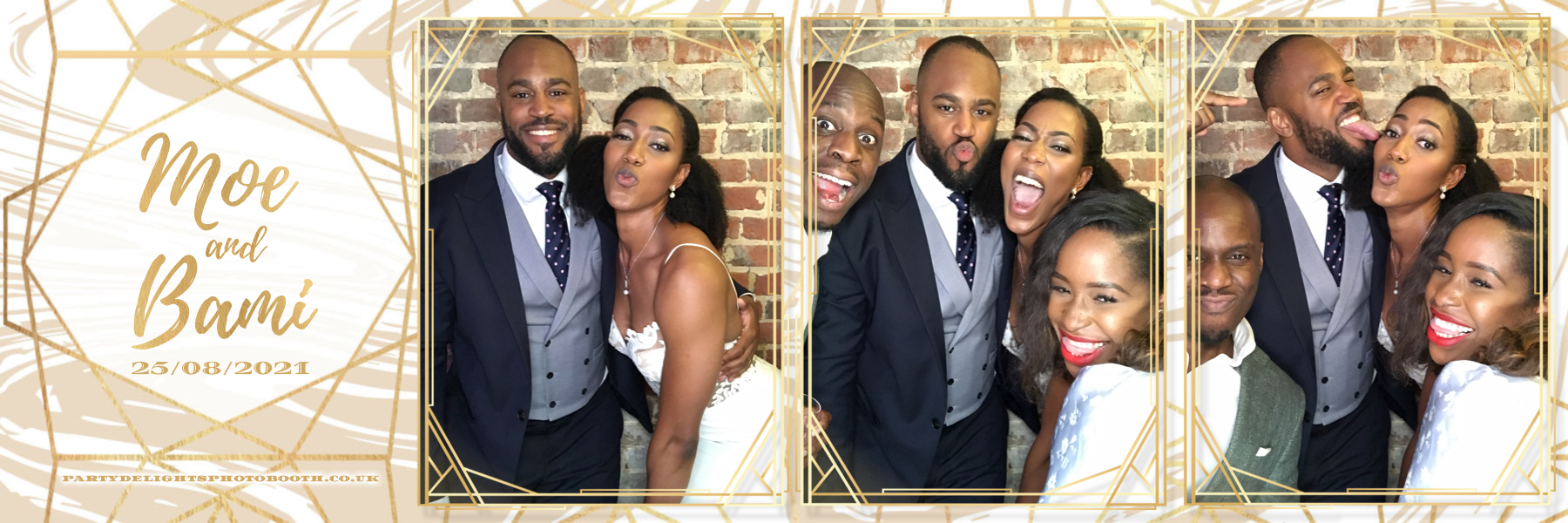 Moe And Bami's Wedding | View more photos from the event at gallery.partydelightsphotobooth.co.uk/u/PartyDelightsPhotoBooth/Moe-And-Bamis-Wedding