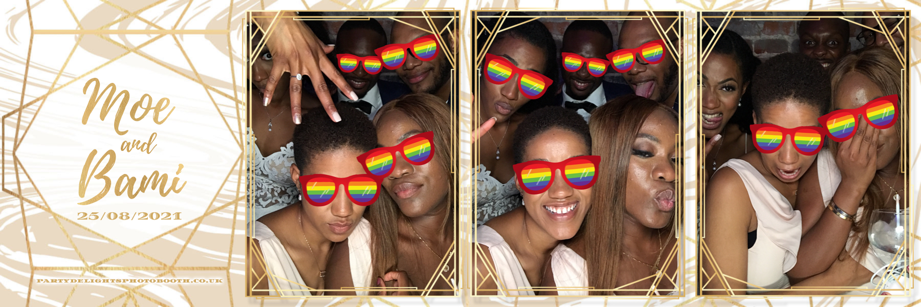 Moe And Bami's Wedding | View more photos from the event at gallery.partydelightsphotobooth.co.uk/u/PartyDelightsPhotoBooth/Moe-And-Bamis-Wedding