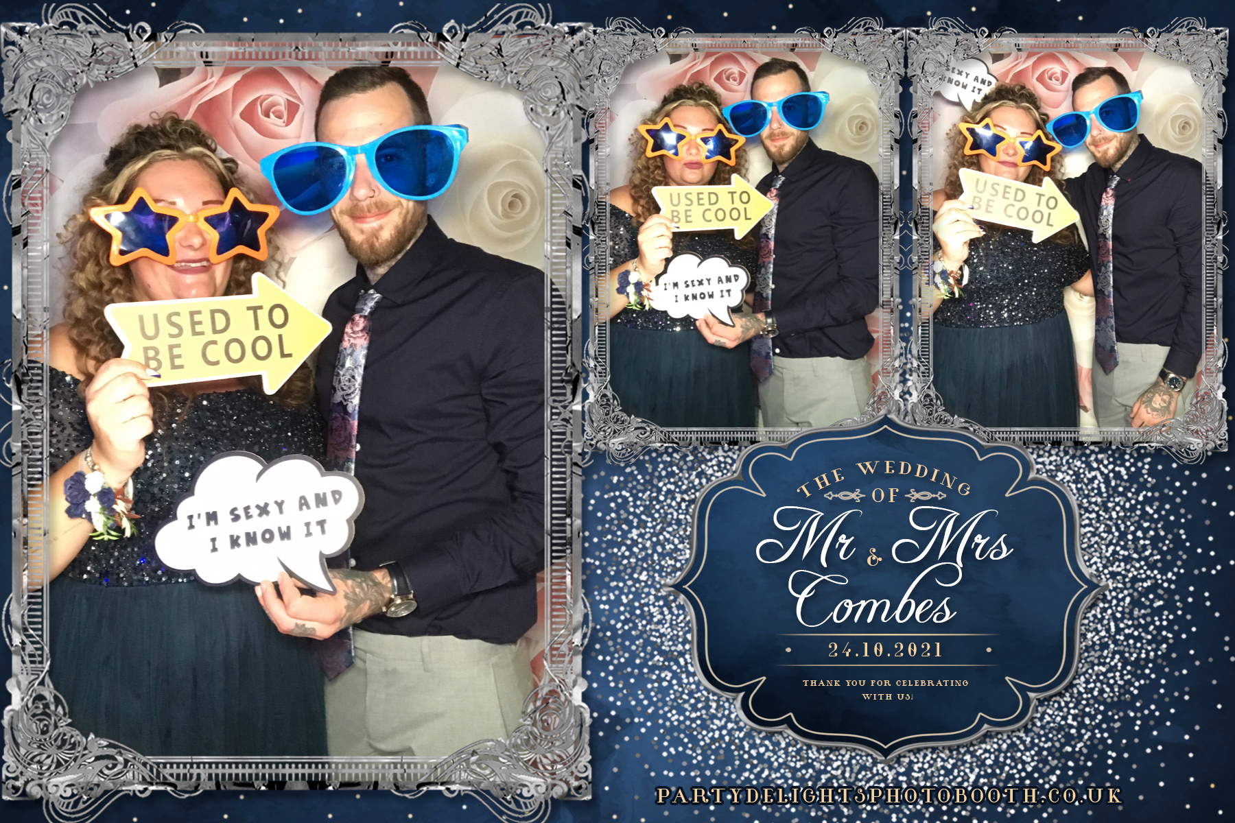 Mr & Mrs Combes | View more photos from the event at gallery.partydelightsphotobooth.co.uk/u/PartyDelightsPhotoBooth/Mr-Mrs-Combes