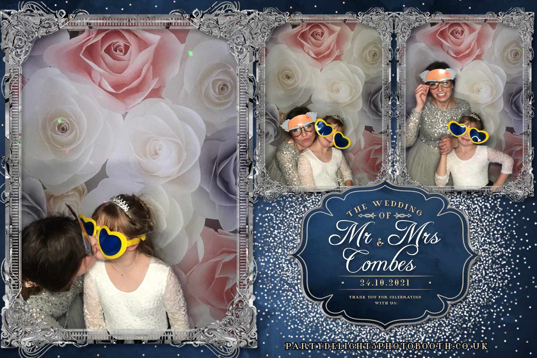 Mr & Mrs Combes | View more photos from the event at gallery.partydelightsphotobooth.co.uk/u/PartyDelightsPhotoBooth/Mr-Mrs-Combes