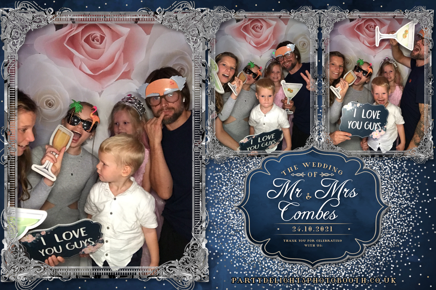 Mr & Mrs Combes | View more photos from the event at gallery.partydelightsphotobooth.co.uk/u/PartyDelightsPhotoBooth/Mr-Mrs-Combes