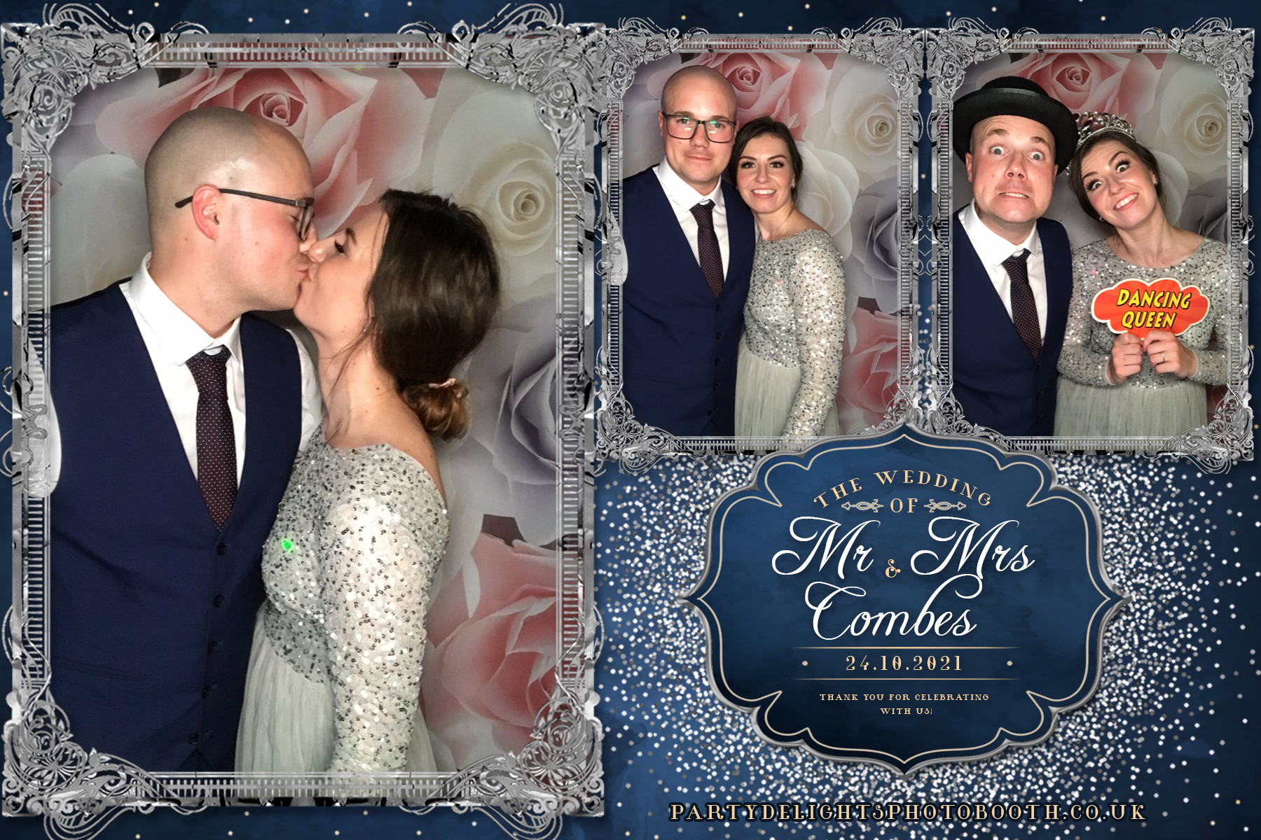 Mr & Mrs Combes | View more photos from the event at gallery.partydelightsphotobooth.co.uk/u/PartyDelightsPhotoBooth/Mr-Mrs-Combes