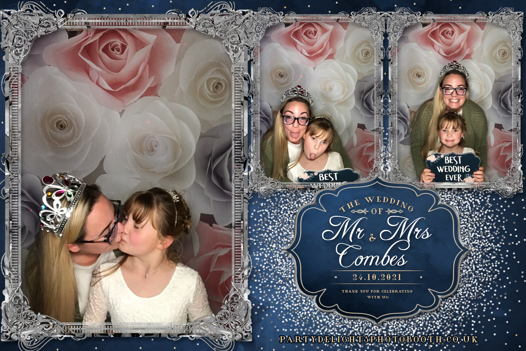 Mr & Mrs Combes | View more photos from the event at gallery.partydelightsphotobooth.co.uk/u/PartyDelightsPhotoBooth/Mr-Mrs-Combes