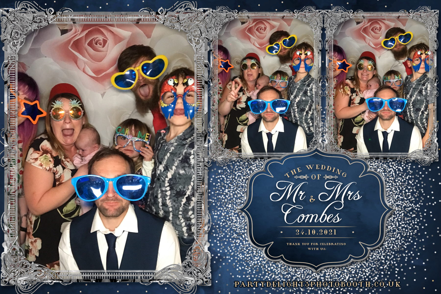 Mr & Mrs Combes | View more photos from the event at gallery.partydelightsphotobooth.co.uk/u/PartyDelightsPhotoBooth/Mr-Mrs-Combes