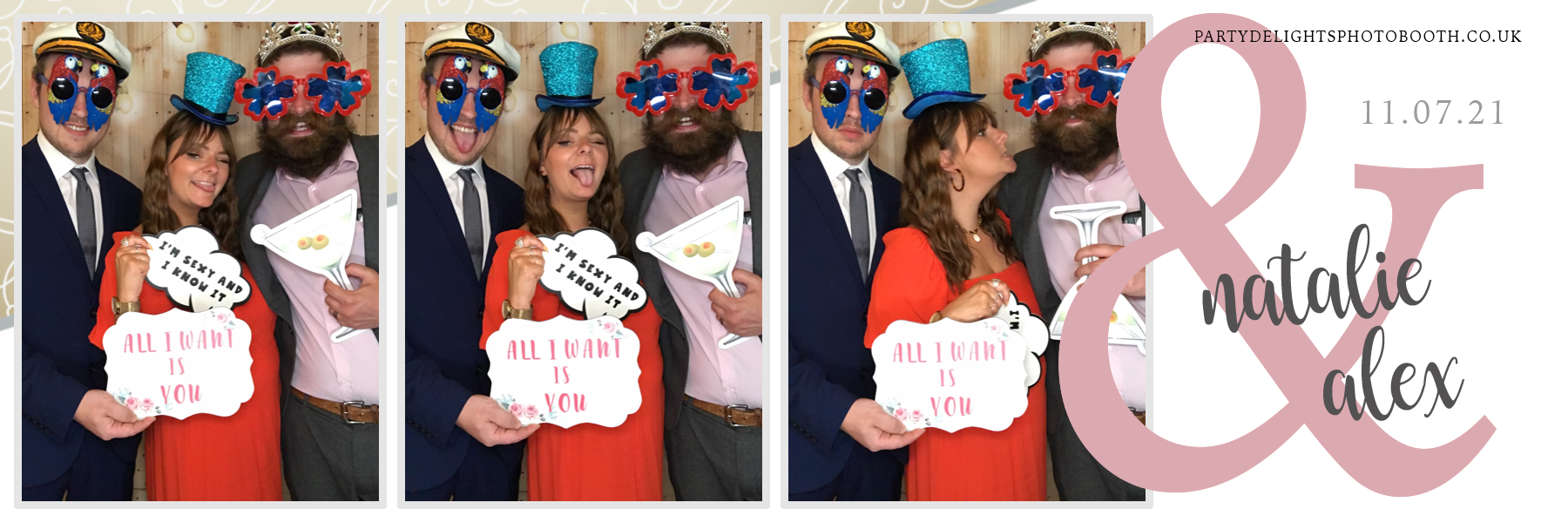 Mr & Mrs Ide | View more photos from the event at gallery.partydelightsphotobooth.co.uk/u/PartyDelightsPhotoBooth/Mr-Mrs-Ide