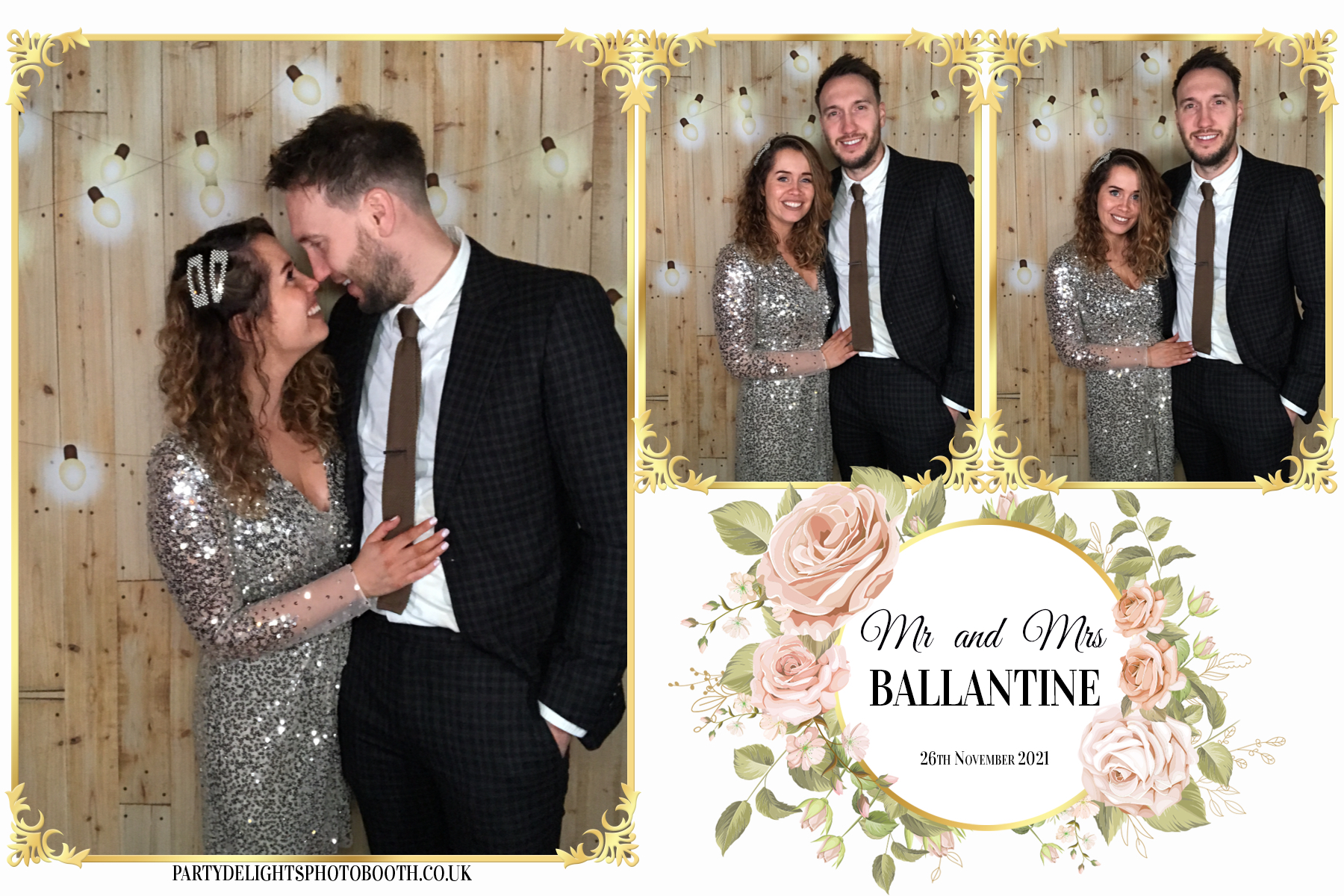 Mr and Mrs Ballantine | View more photos from the event at gallery.partydelightsphotobooth.co.uk/u/PartyDelightsPhotoBooth/Mr-and-Mrs-Ballantine