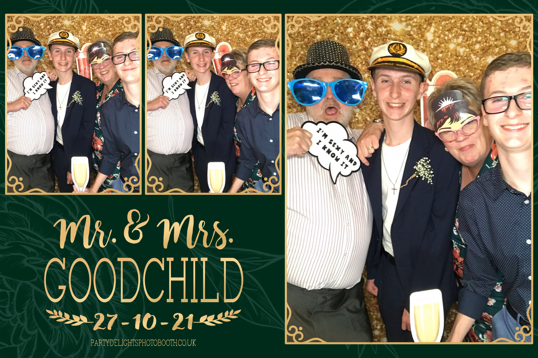 Mr and Mrs Goodchild | View more photos from the event at gallery.partydelightsphotobooth.co.uk/u/PartyDelightsPhotoBooth/Mr-and-Mrs-Goodchild